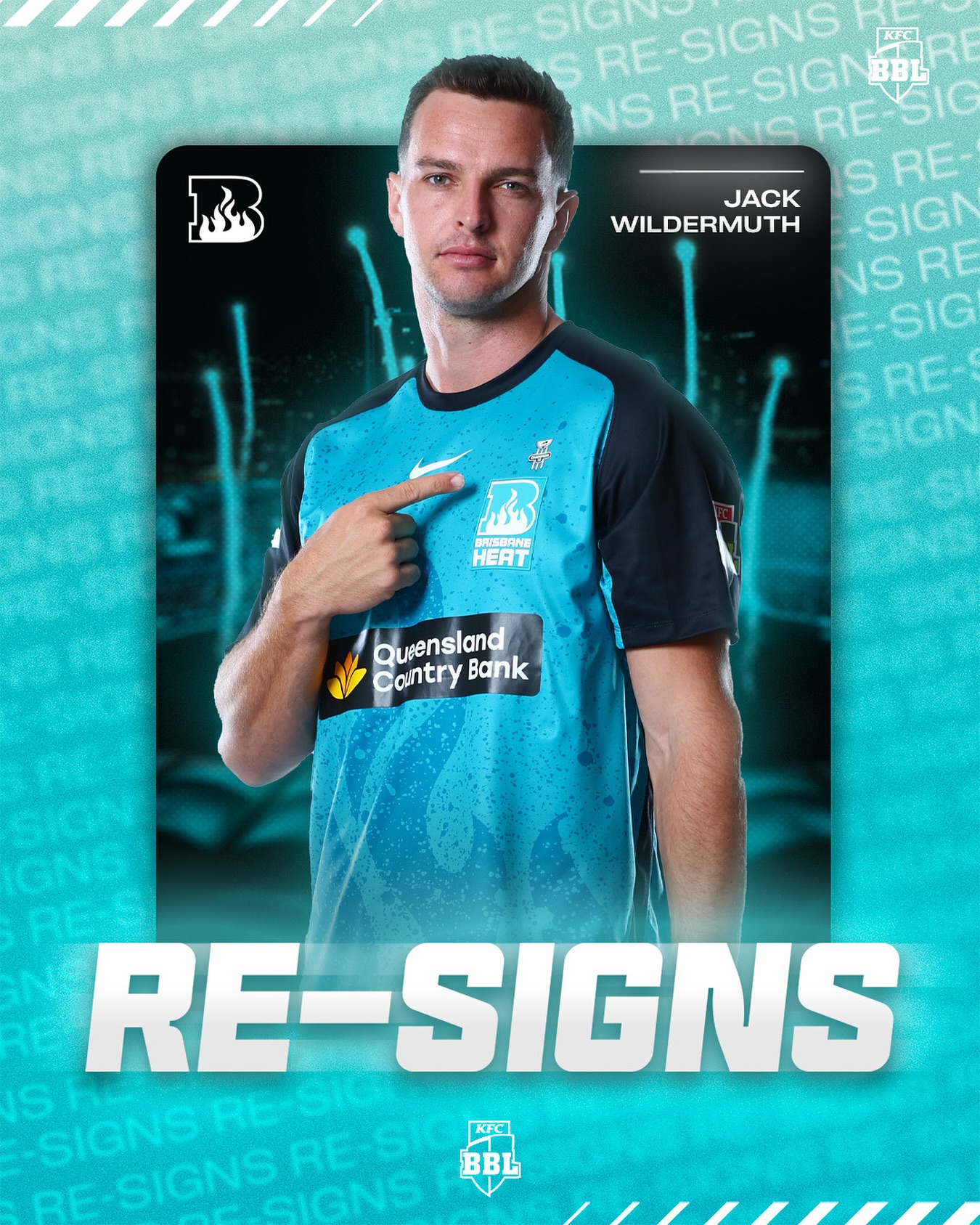 Jack Wildermuth Re-Signs With Heat BBL Queensland allrounder signs two-season Heat BBL deal, sparking buzz among die-hard fans!!