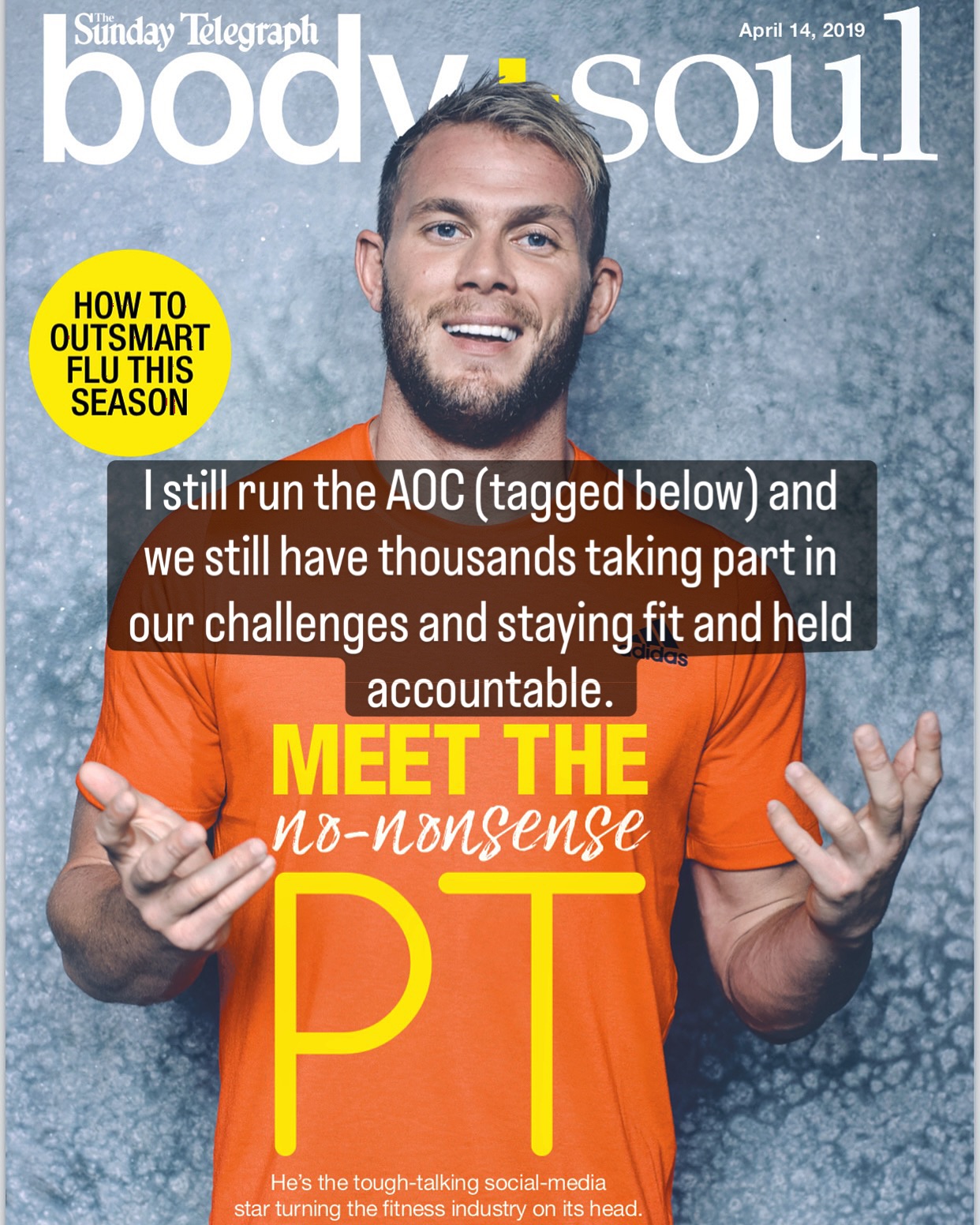 James Smith Launches AOC Training Challenge