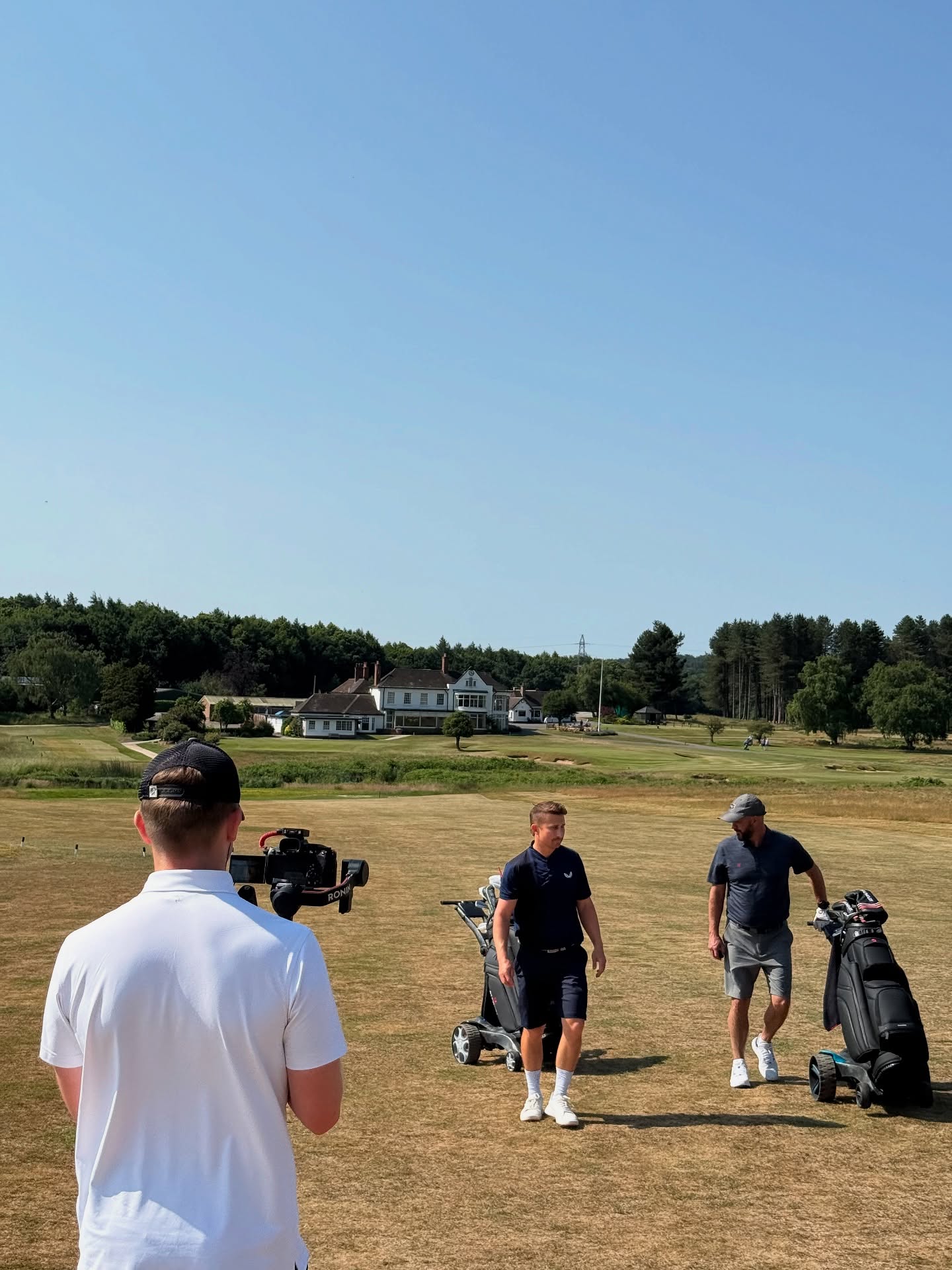 James Taylor Films With Stewart Golf