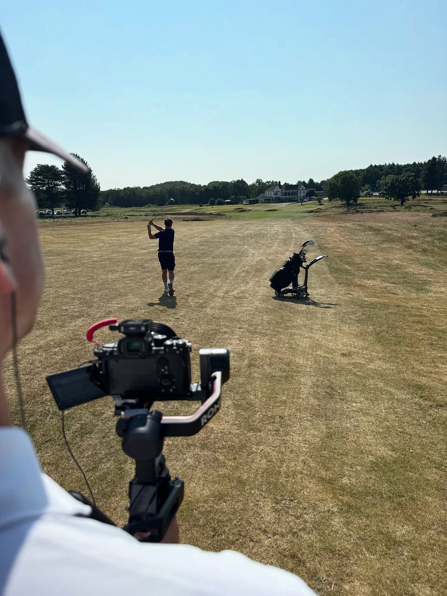 James Taylor Films With Stewart Golf