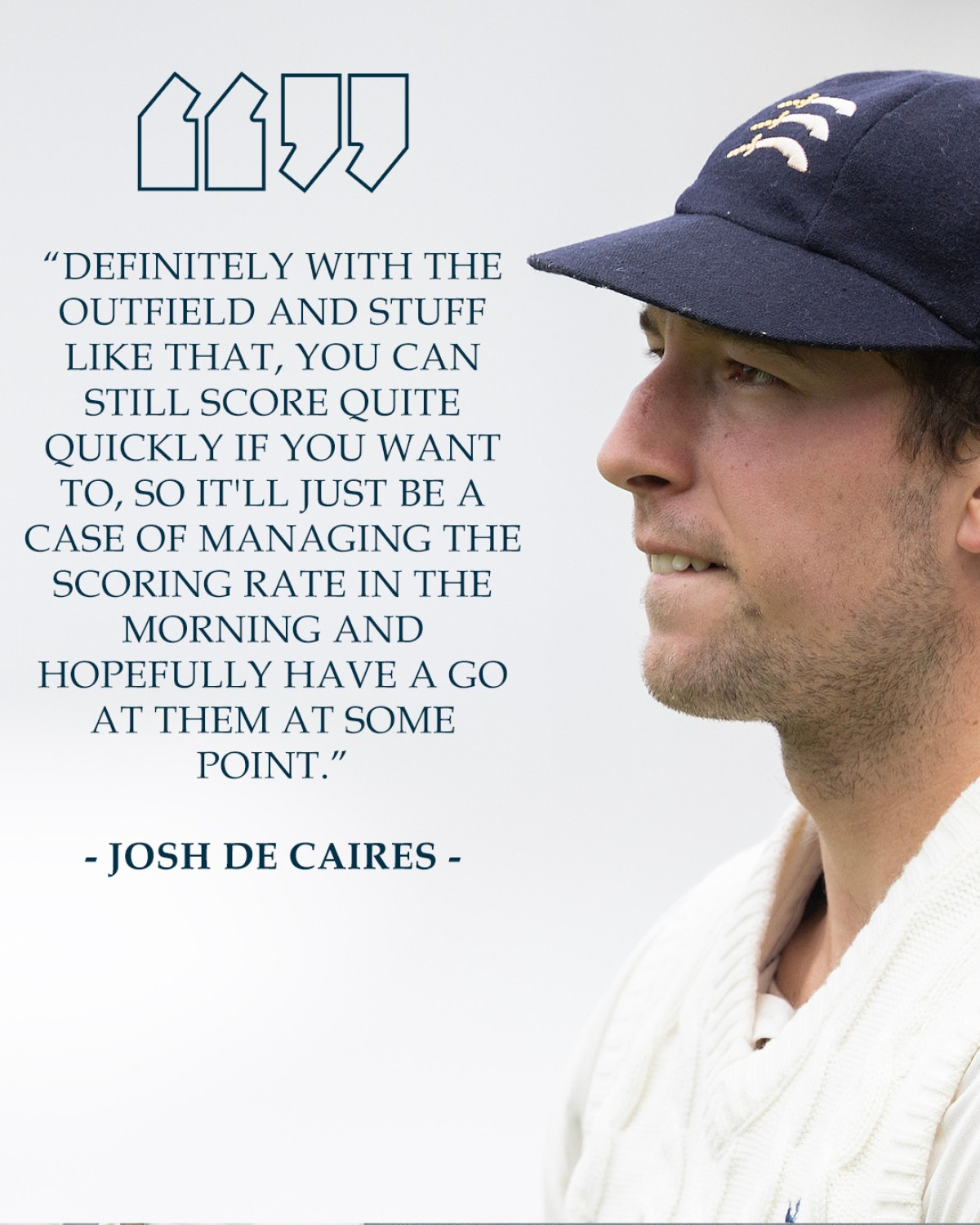 Middlesex cricket star JDC posts his career-best first-class score amid a thrilling day at Wantage Road.