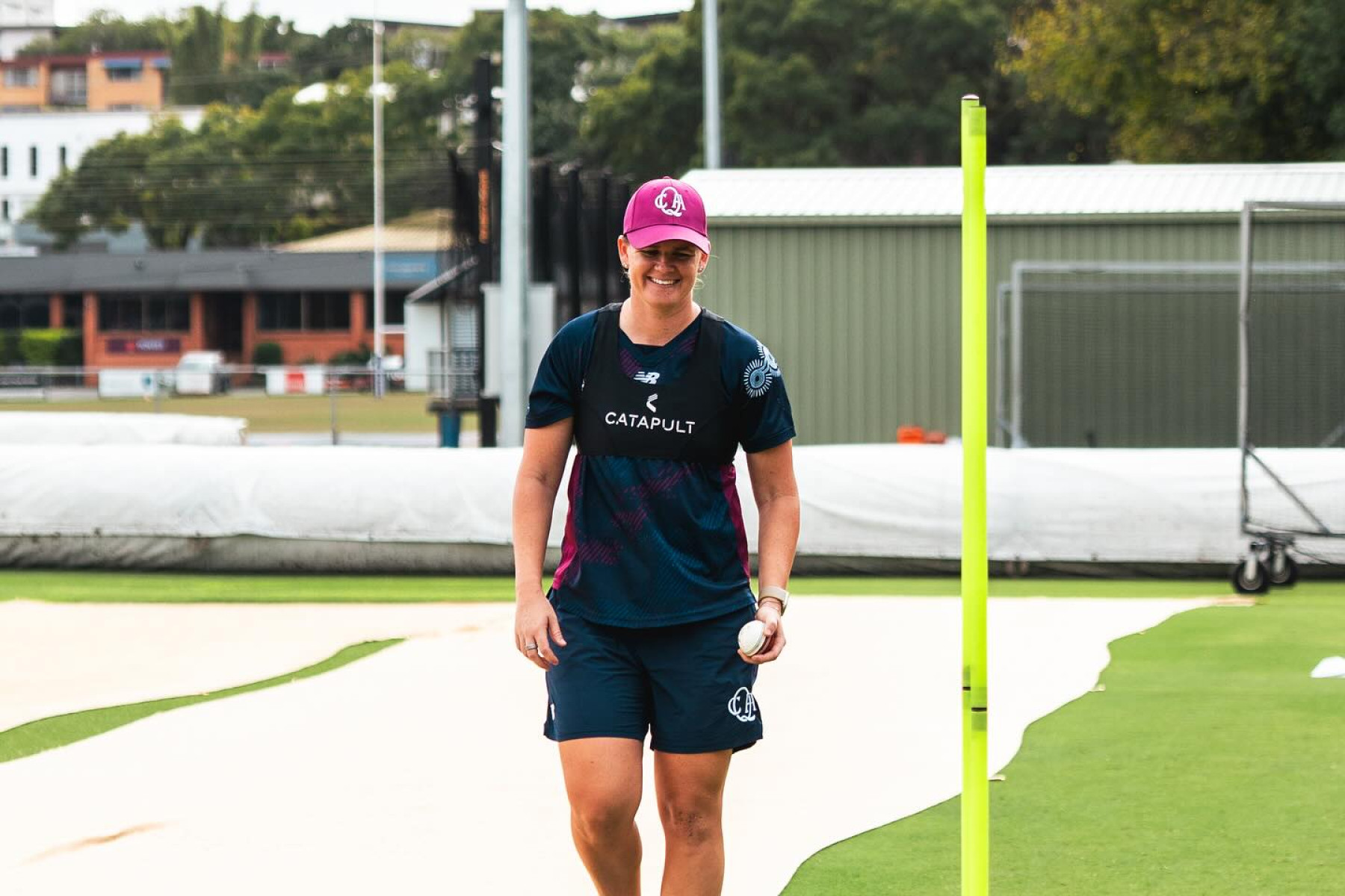 Jess Jonassen Smiles Through Pre Season Pain Jess Jonassen braves preseason trials with a smile, showcasing focus, strength, and grit.