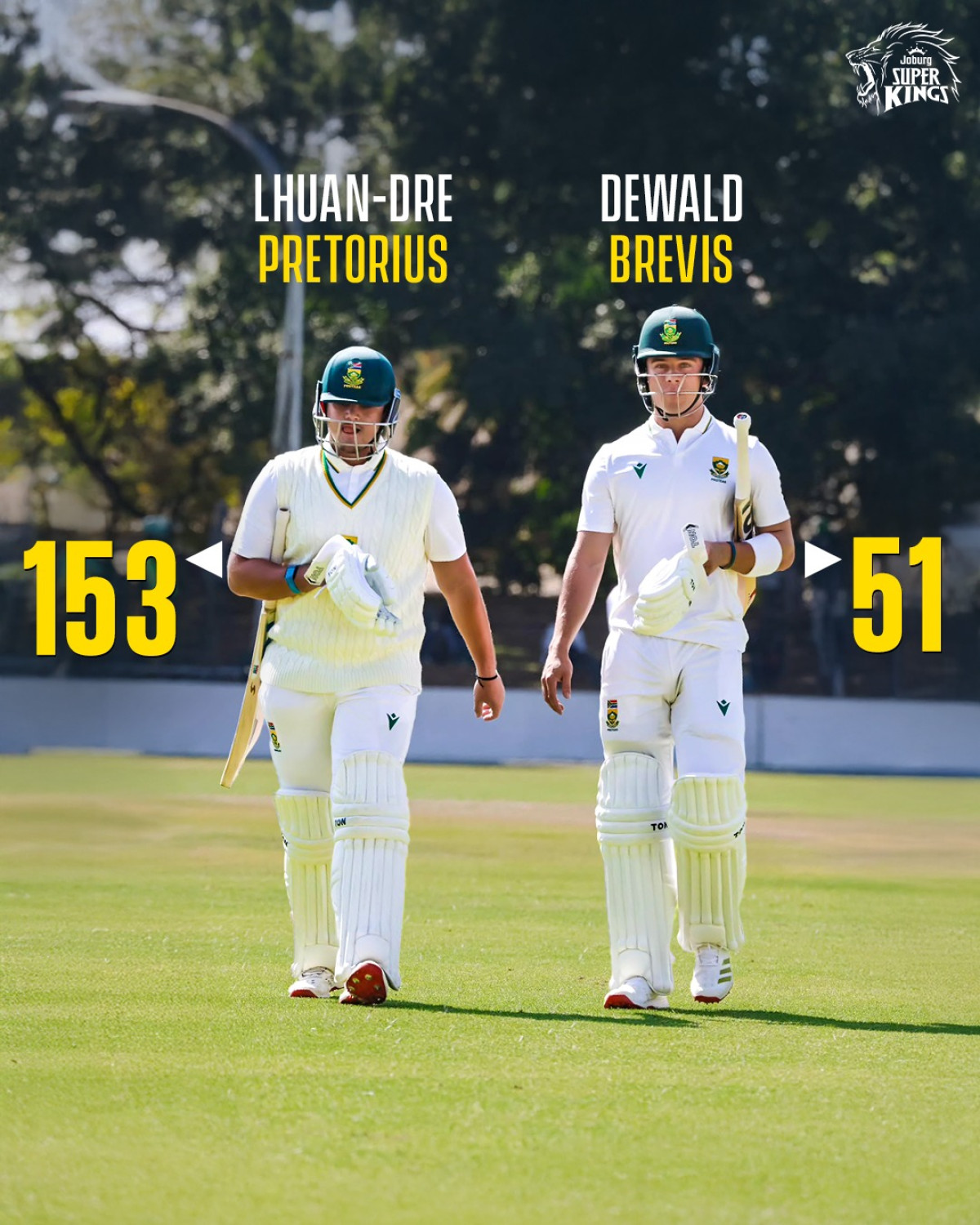 Proteas reveal promising debut pair as Joburg Super Kings mark a striking entry stage wow