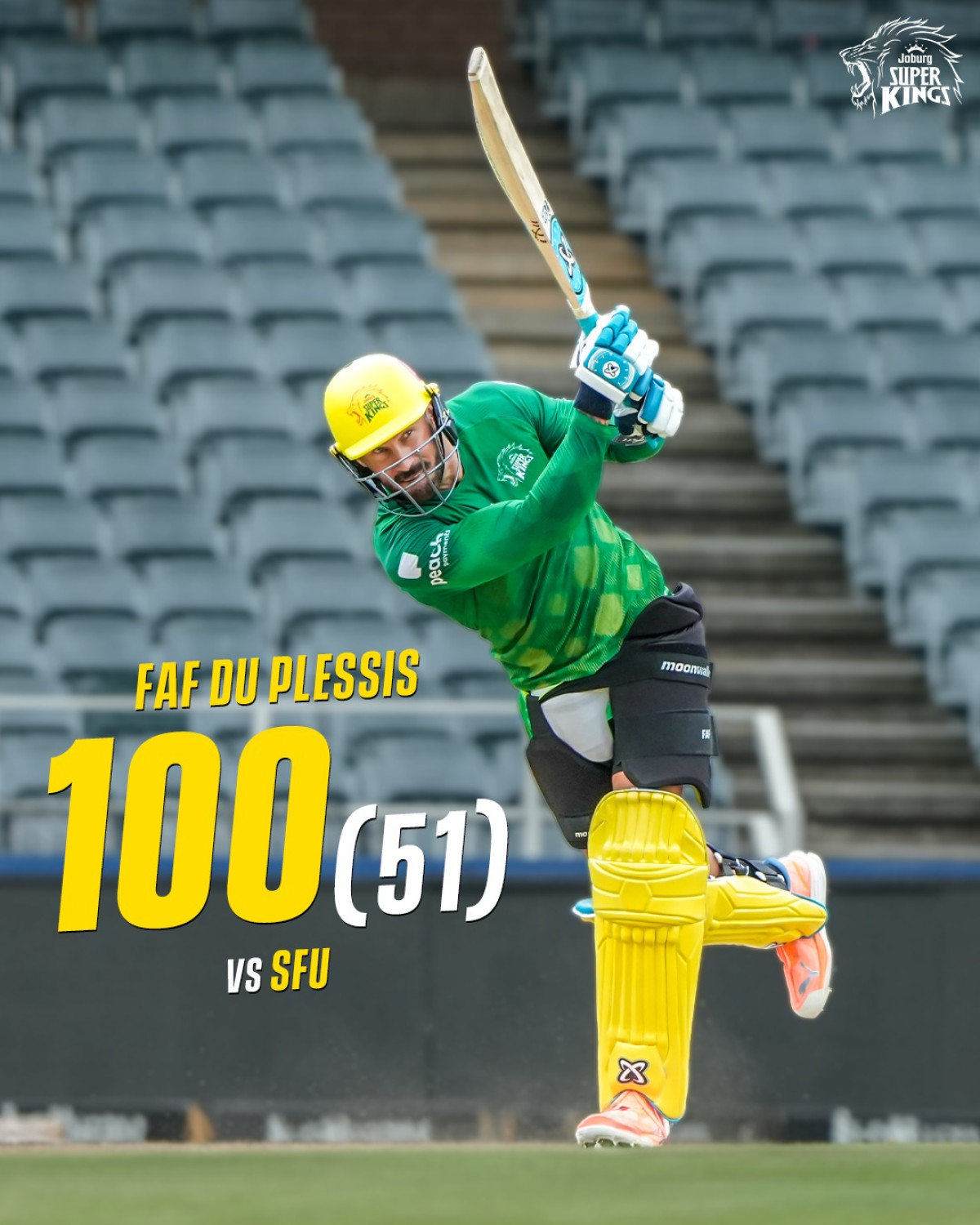 Joburg Super Kings: The Crown Follows Every Game Proudly displaying royal vibes as the team champions every match with fierce determination