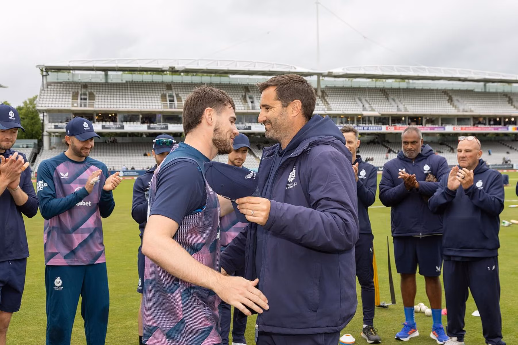 Joshua Little Celebrates First Win For Middlesex Cricket Irish left-arm pacer secures first win in the Vitality Blast playing for Middlesex tonight