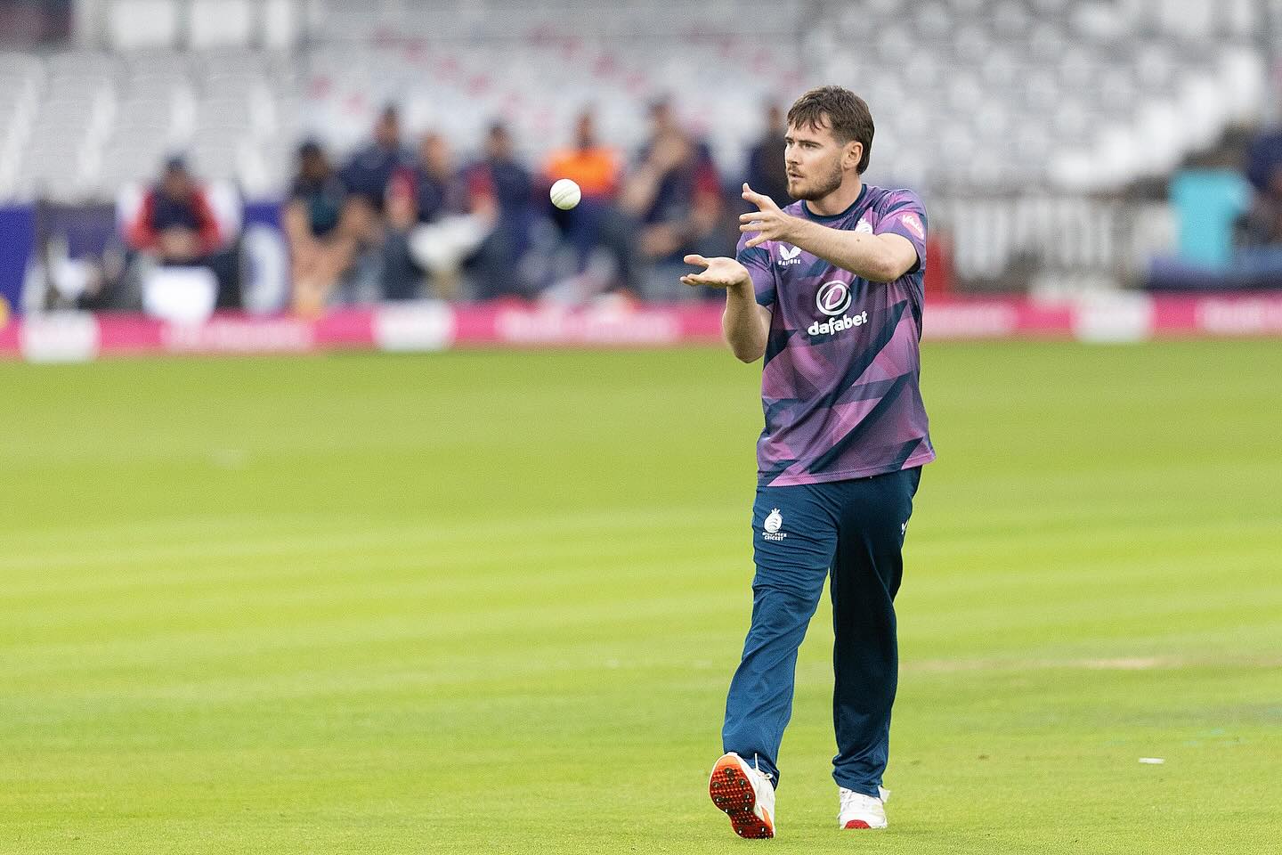 Joshua Little Celebrates First Win For Middlesex Cricket