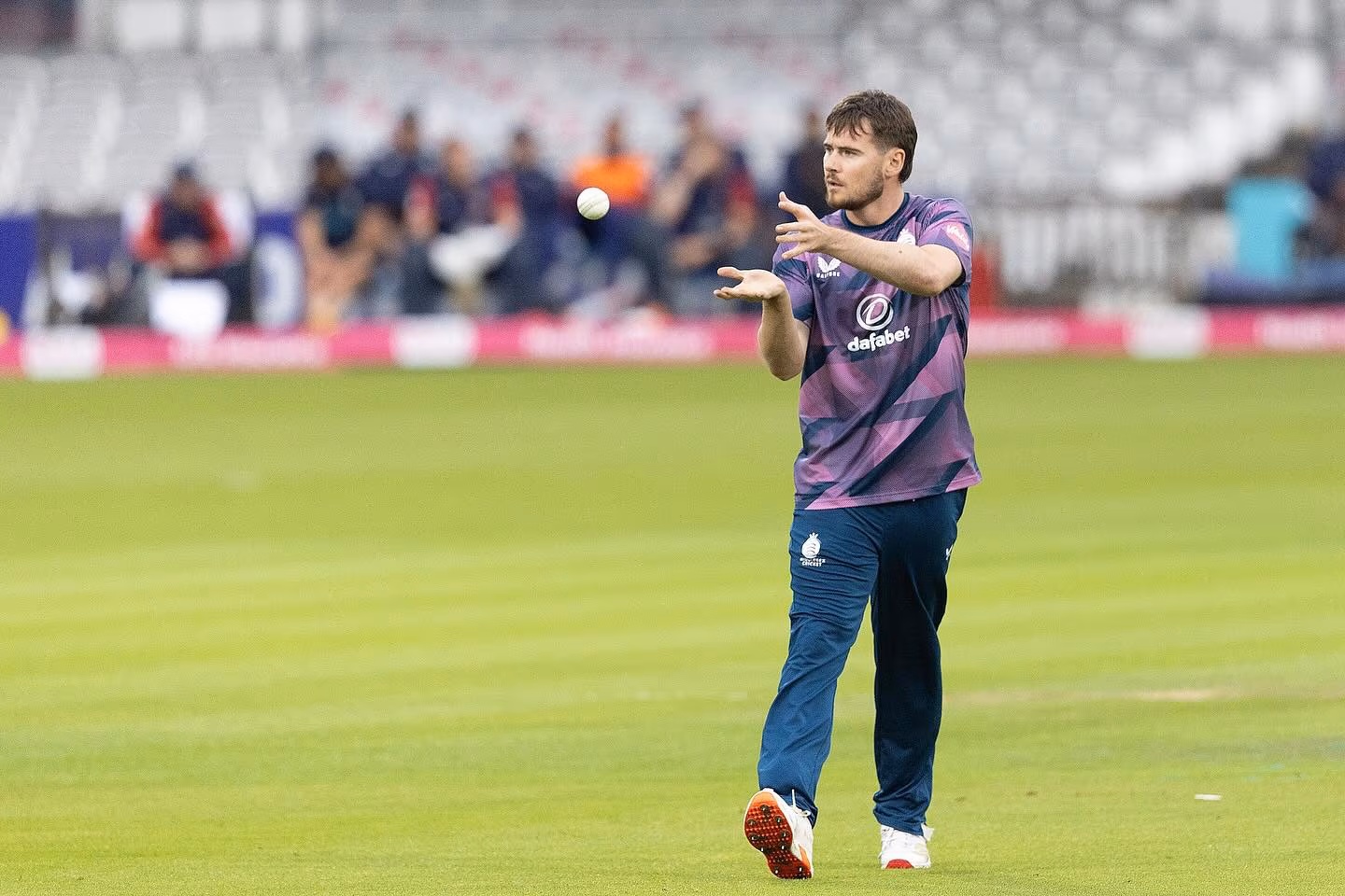 Joshua Little Celebrates First Win For Middlesex Cricket