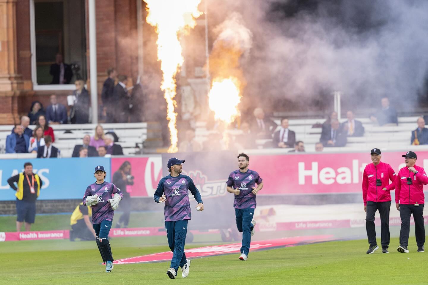 Joshua Little Celebrates First Win For Middlesex Cricket