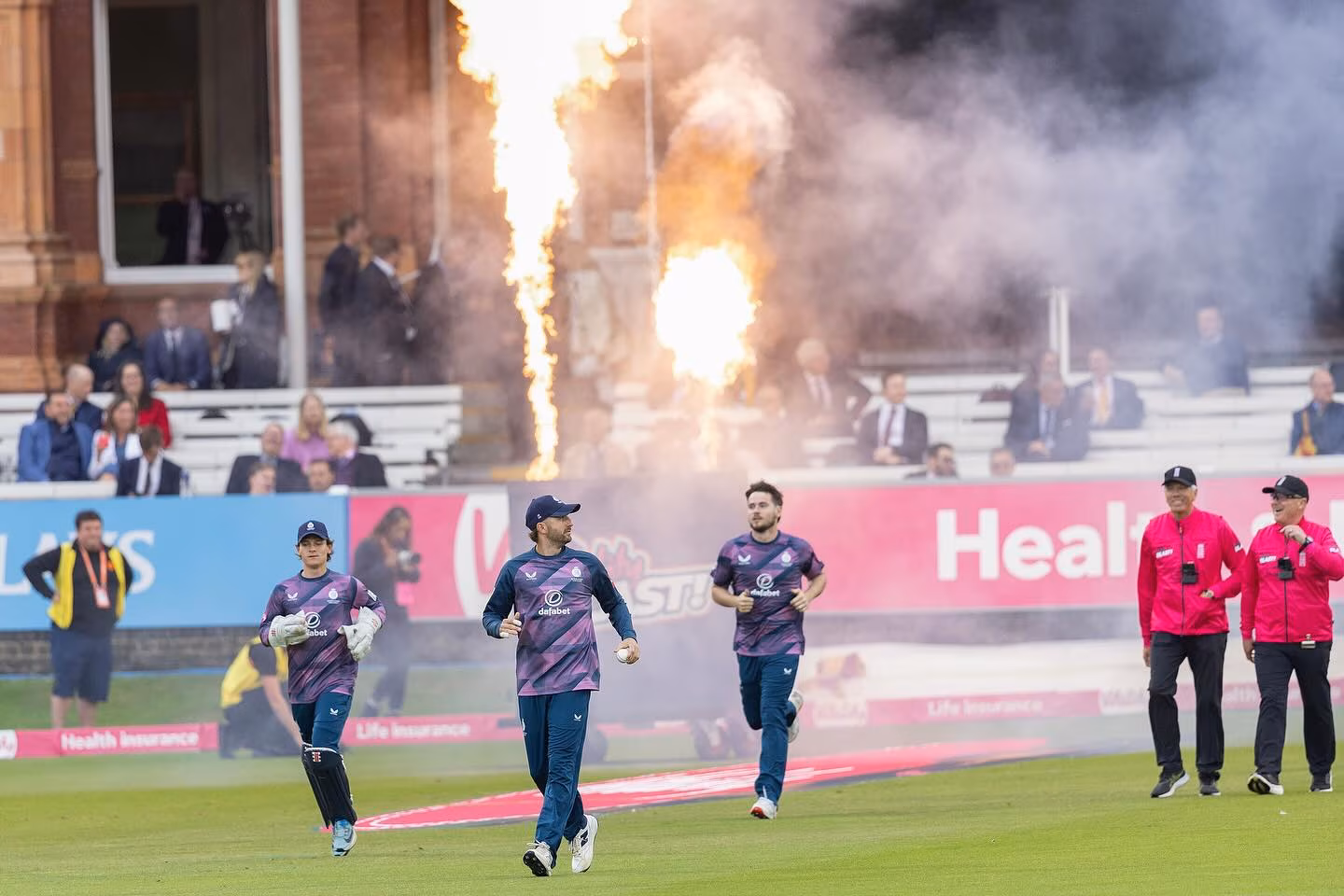 Joshua Little Celebrates First Win For Middlesex Cricket