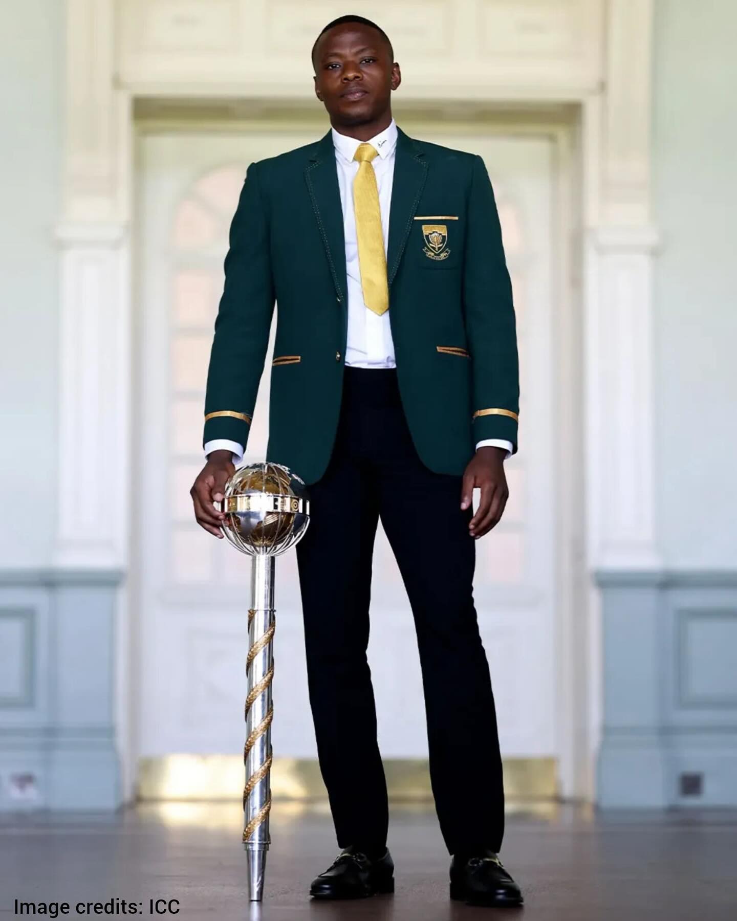 Kagiso Rabada Sports His Test Mace With Panache Rabada shines on court, showcasing unmatched coolness with his iconic Test mace moment live.