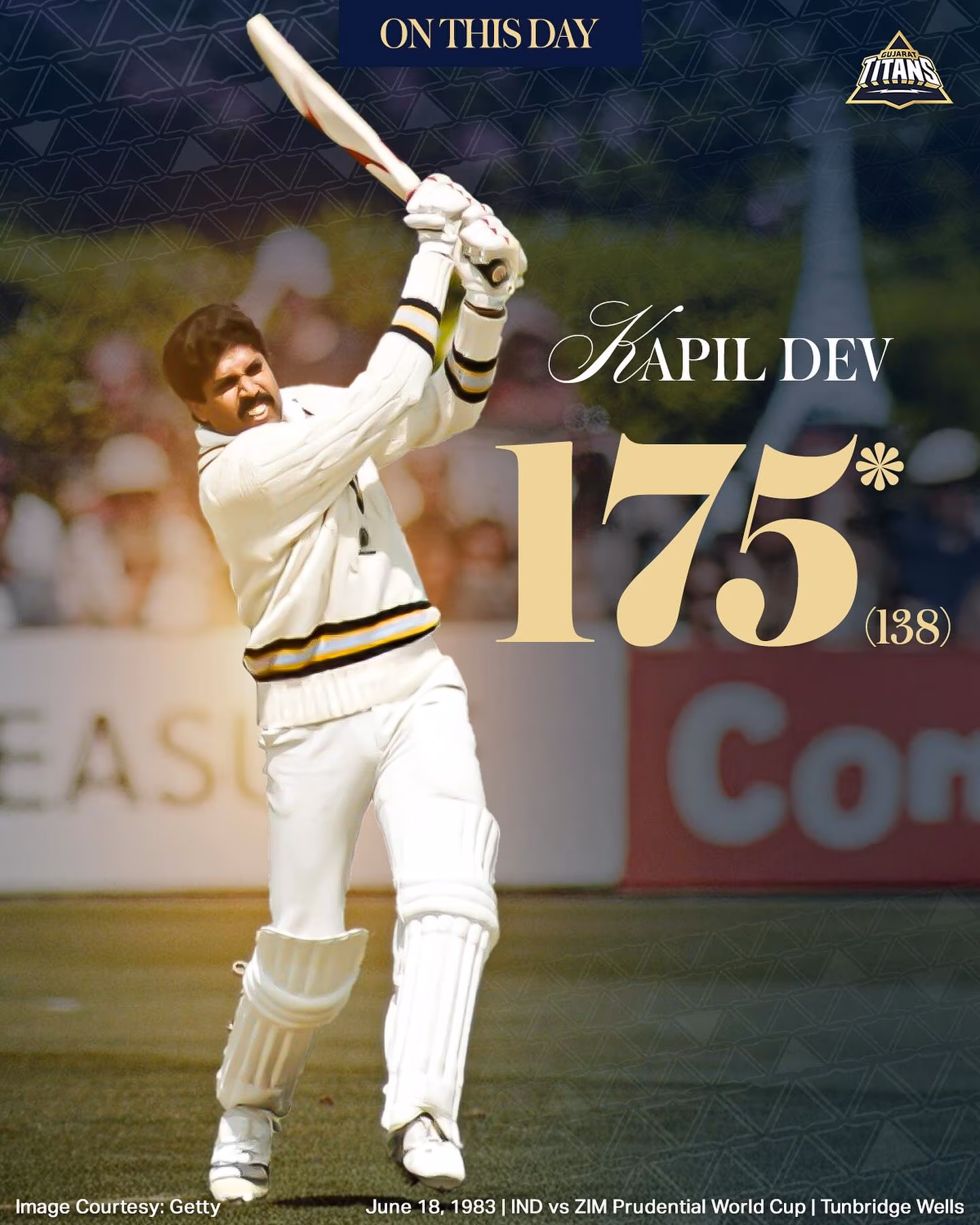 Kapil Dev’s Iconic Knock Echoes Through Time 1983's legendary knock ignited dreams and redefined Indian cricket, inspiring generations!!
