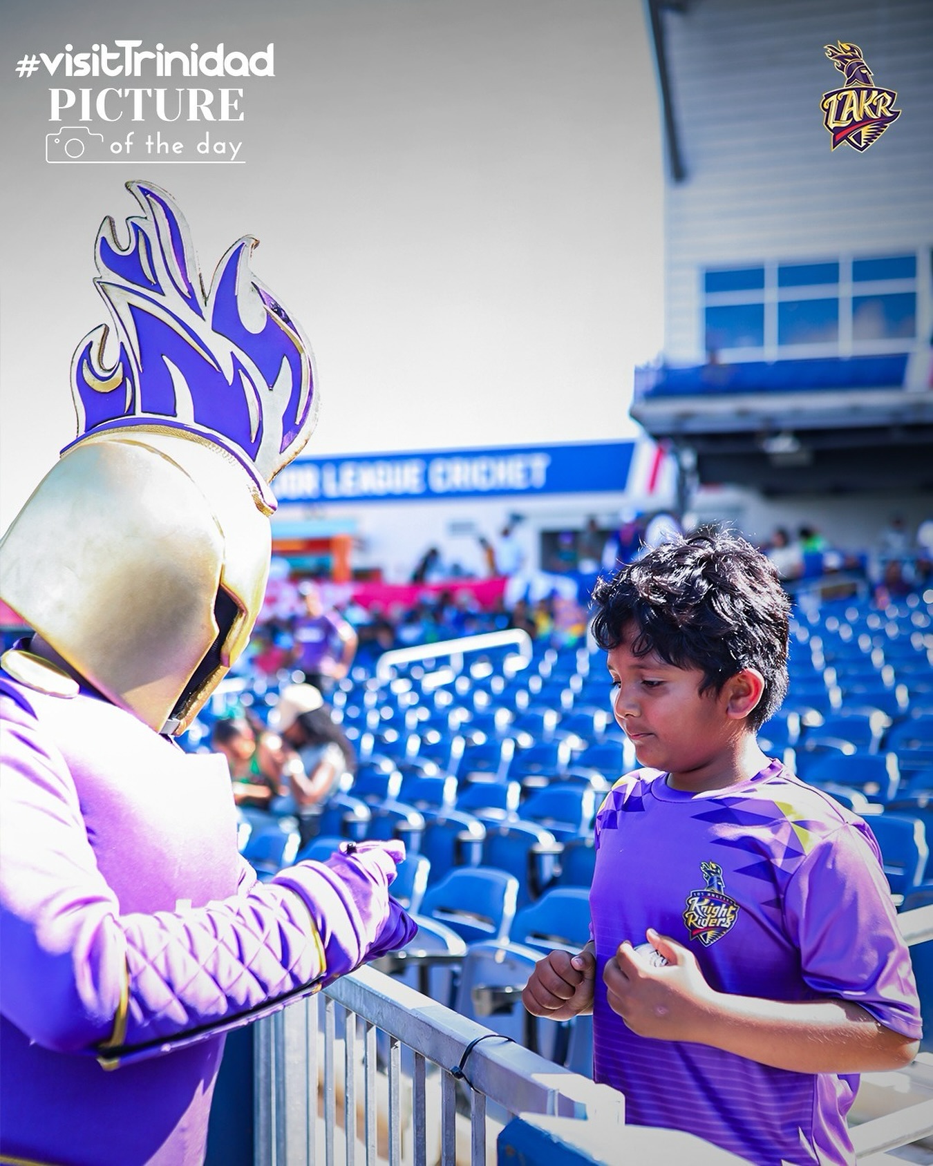 Kay Leads Los Angeles Knight Riders Fan Squad Kay charms Knight Riders’ fans as Major Cricket action ignites thrilling MLC moments hot!