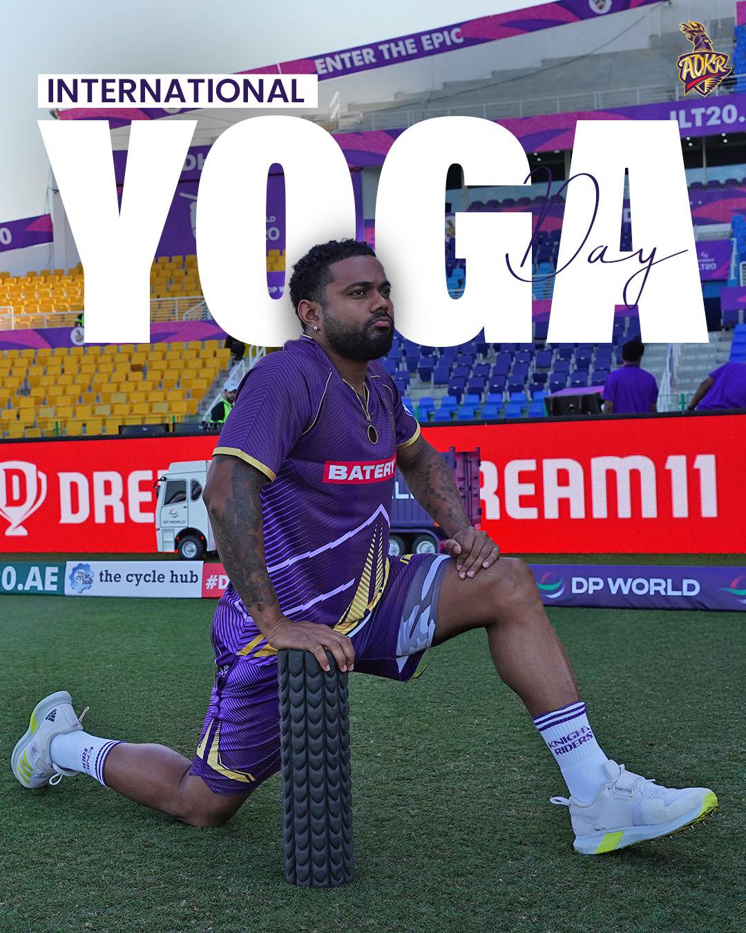 Knight Riders Embrace Balance On International Yoga Day