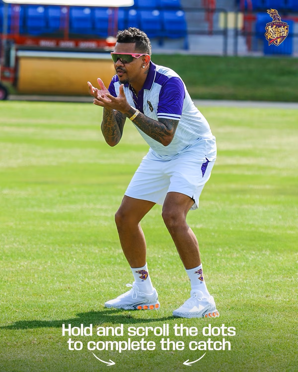 Sunil Narine leads the call as LA Knight Riders urge fans to back thrilling cricket catch!
