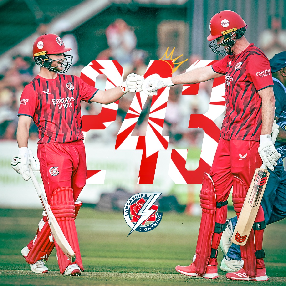 Lancashire Cricket Men Smash 243-Run Record in T20 Historic T20 heights as Lancashire ignites Derbyshire, posting record 243-run score today