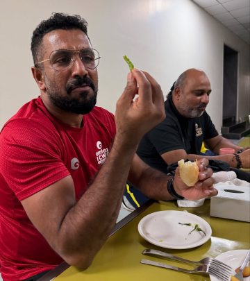 Legends Savor Vada Pav In Saphale