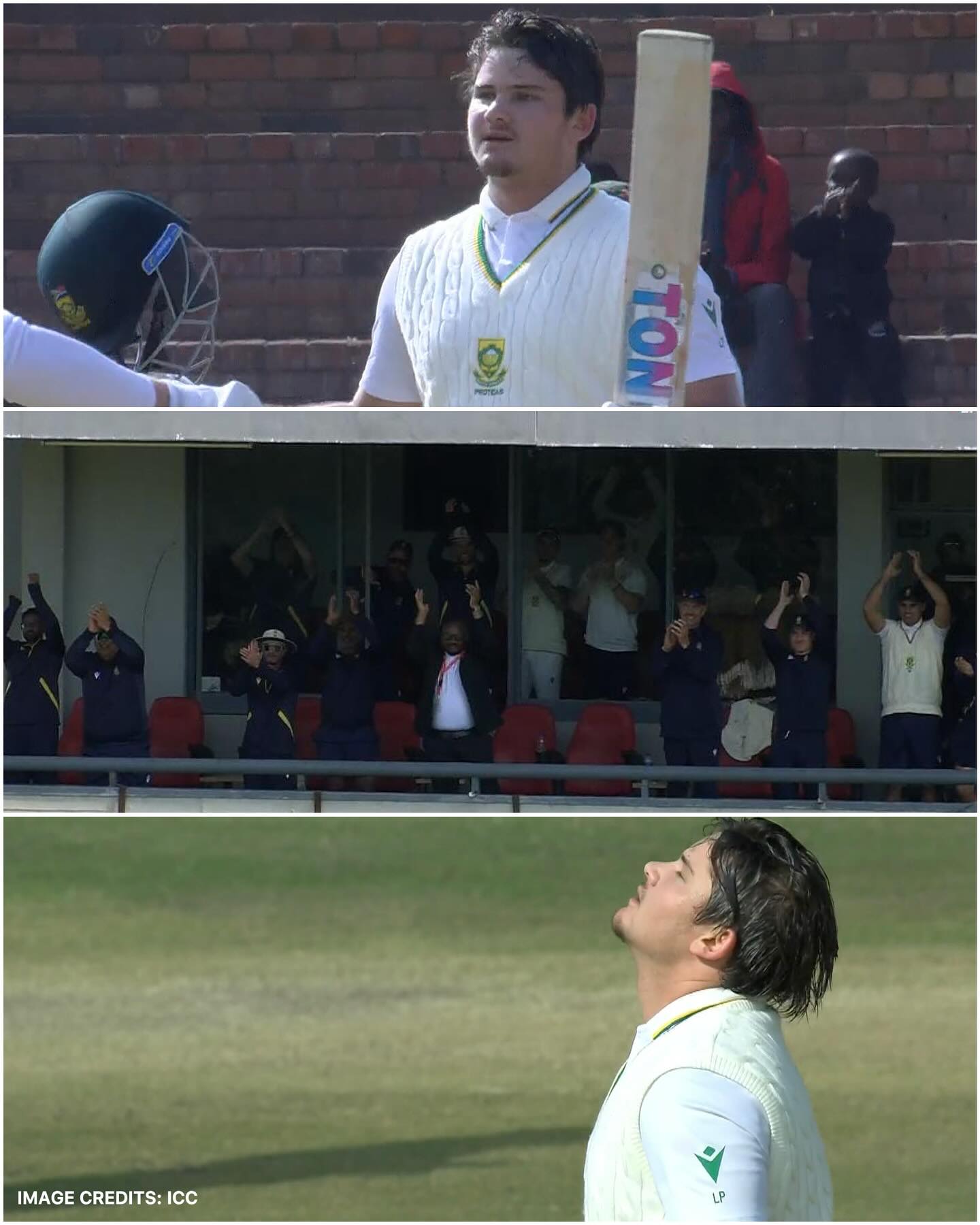 Paarl Royals' rising star stuns cricket fans by scoring a debut century in his first Test.