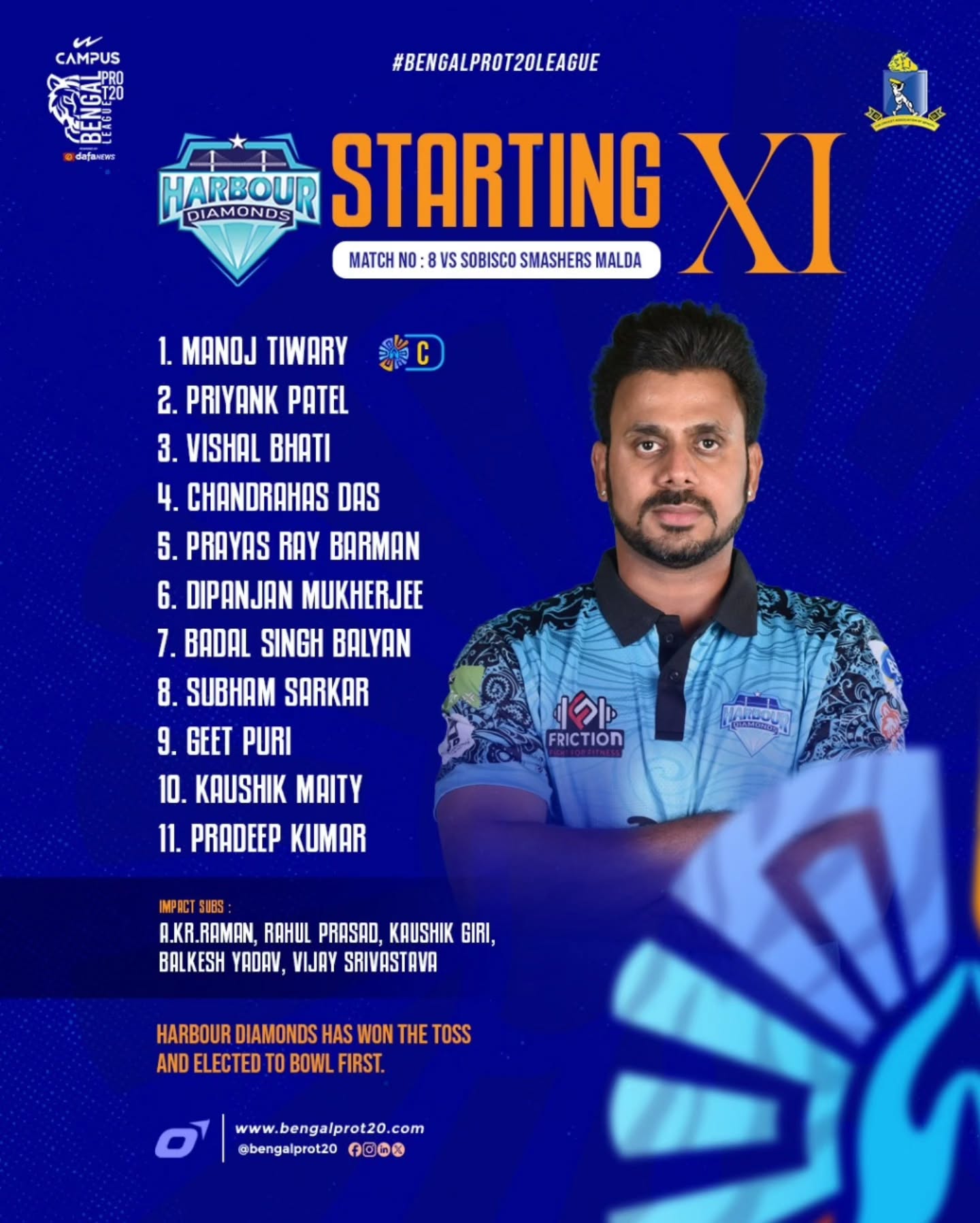 Lineup Sparks T20 League Fireworks