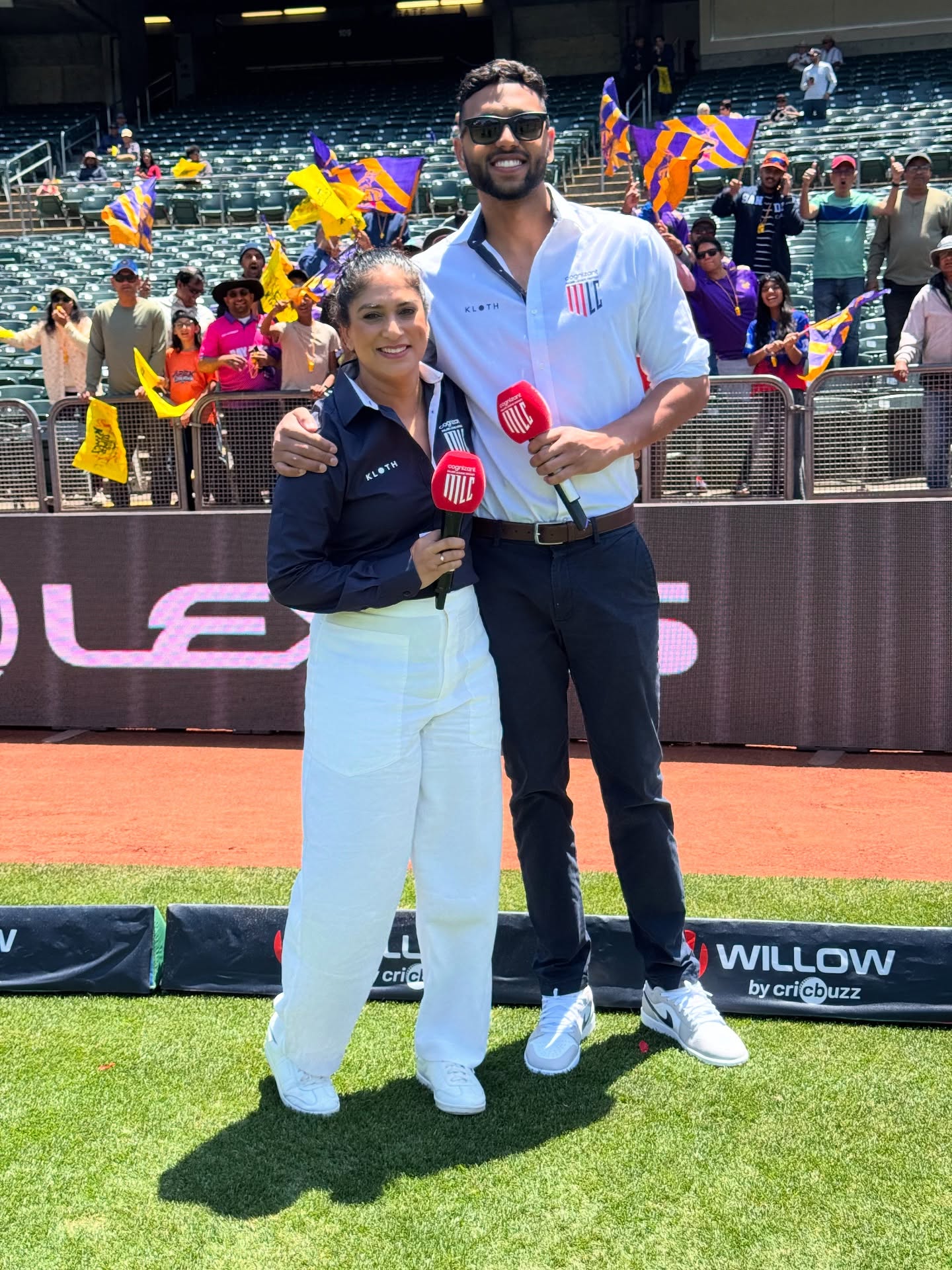 Lisa Sthalekar Excels At MLC Oakland Coliseum Dynamic cricket commentary meets heartfelt family pride and vibrant tournament energy. !!!