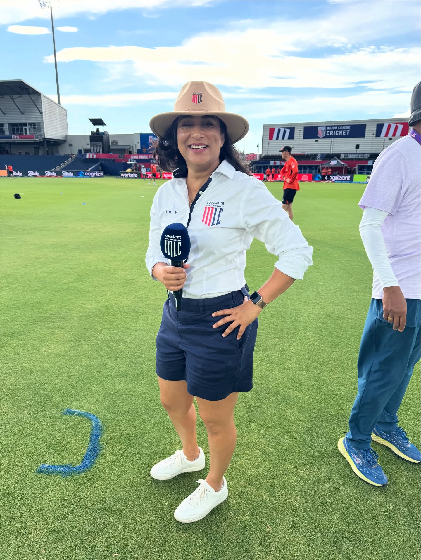 Lisa Sthalekar Rocks Park Ranger Hat In Dallas