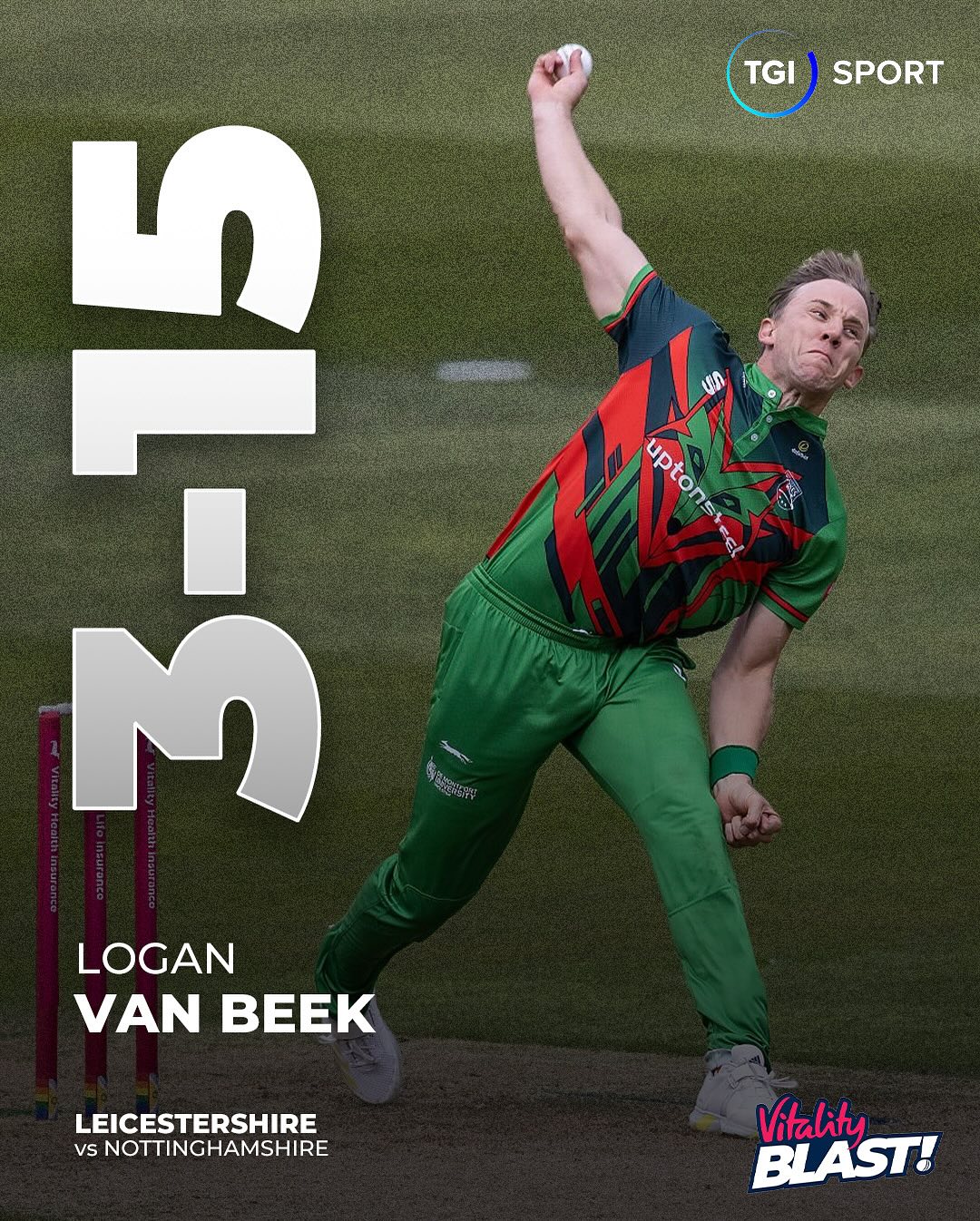 Logan Van Beek Shines With Foxes In Cricket Action