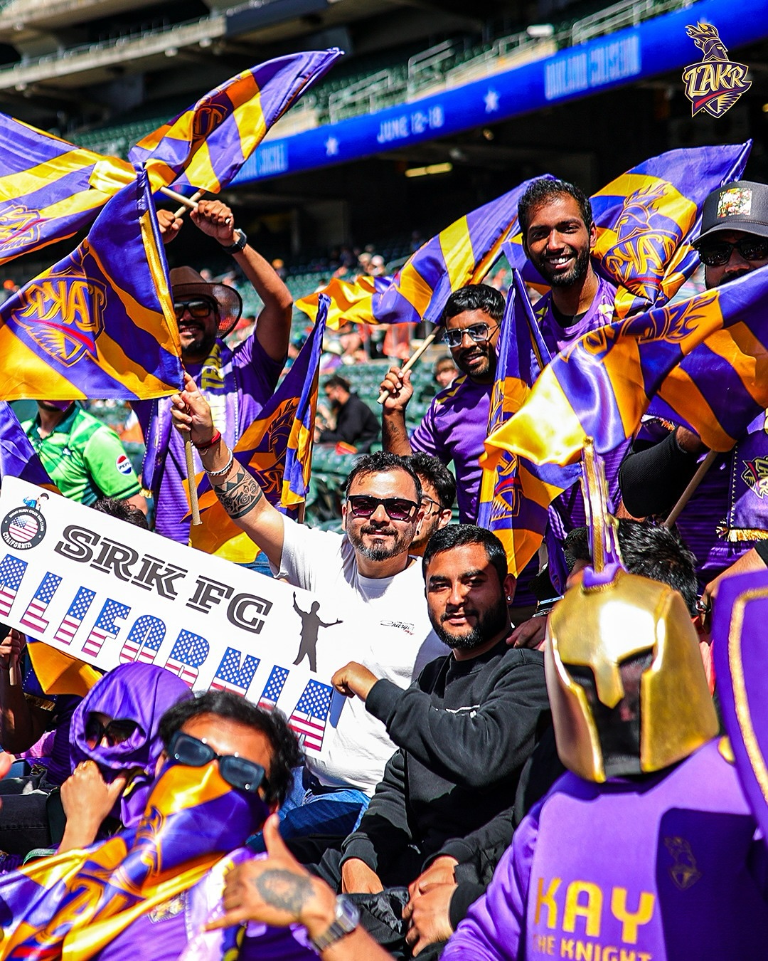Los Angeles Knight Riders Thank Fans At Coliseum