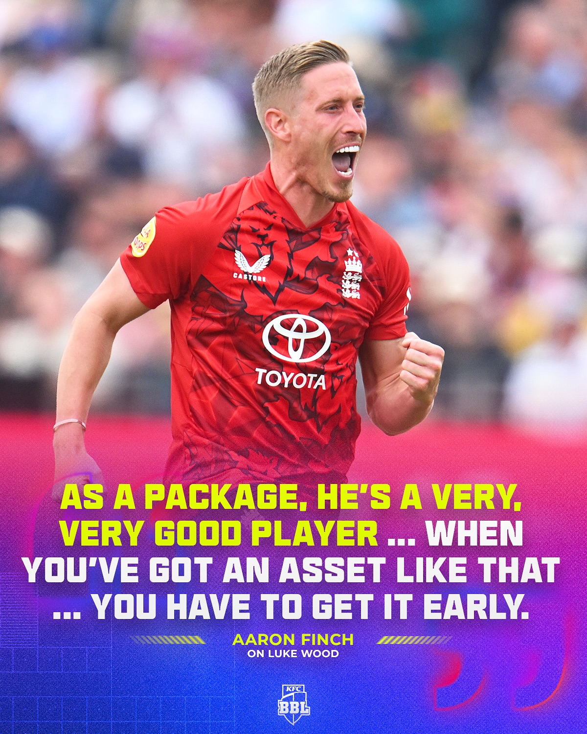 Lwood 95 Secures Pick Three In BBL15 Draft The Strikers BBL make bold draft move as Aaron Finch praises the smart selection. Really!!