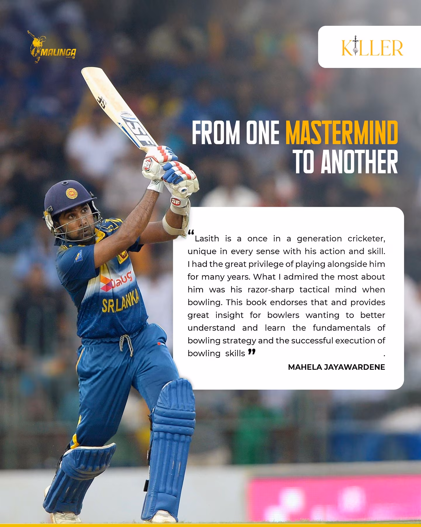 Mahela Praises Malinga’s Killer Book For Bowlers Unlock Legendary Tips For Bowlers Using Expert Tactics And Proven Strategies for All Pros!