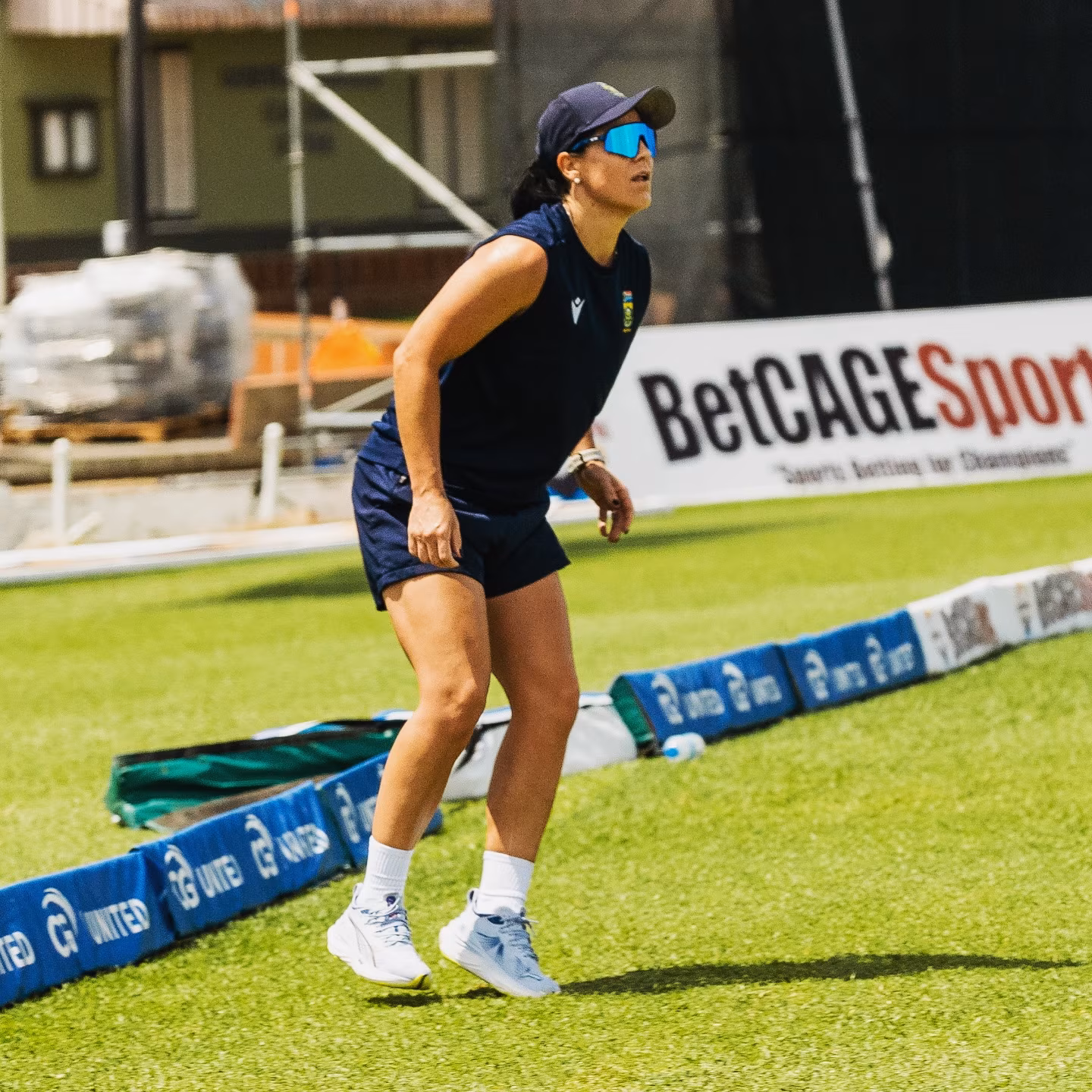 Marizanne Kapp Celebrates Game Day Spirit South Africa's cricket all-rounder displays her love for the game on a vibrant day!! OK??!