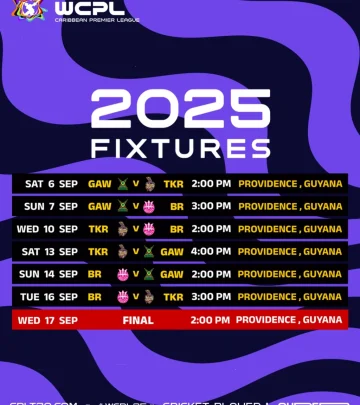 Massy WCPL Fixtures For 2025 Confirmed