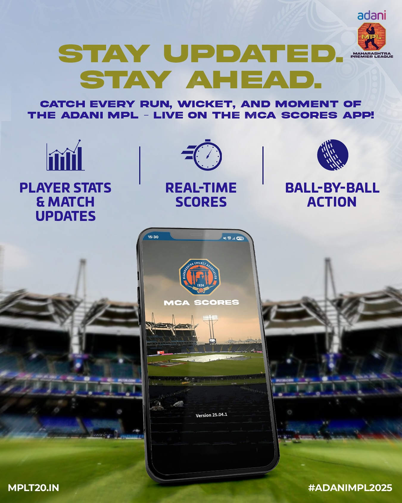 Matchday Companion Launches MCA Scores Catch live scores, stats, and insights via MCA Scores – ideal for cricket eager fans! NOW!