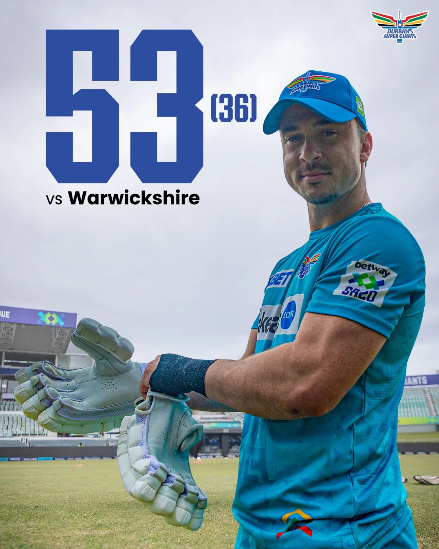 Matty Shines In T20 Blast With Super Giants Durban Super Giants cheer as Matty excels in a high-octane T20 cricket showdown With Zest!