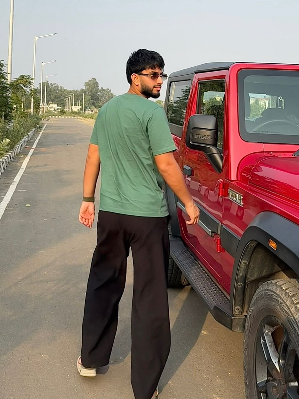 Mayank Markande Shines Under Sunny Skies