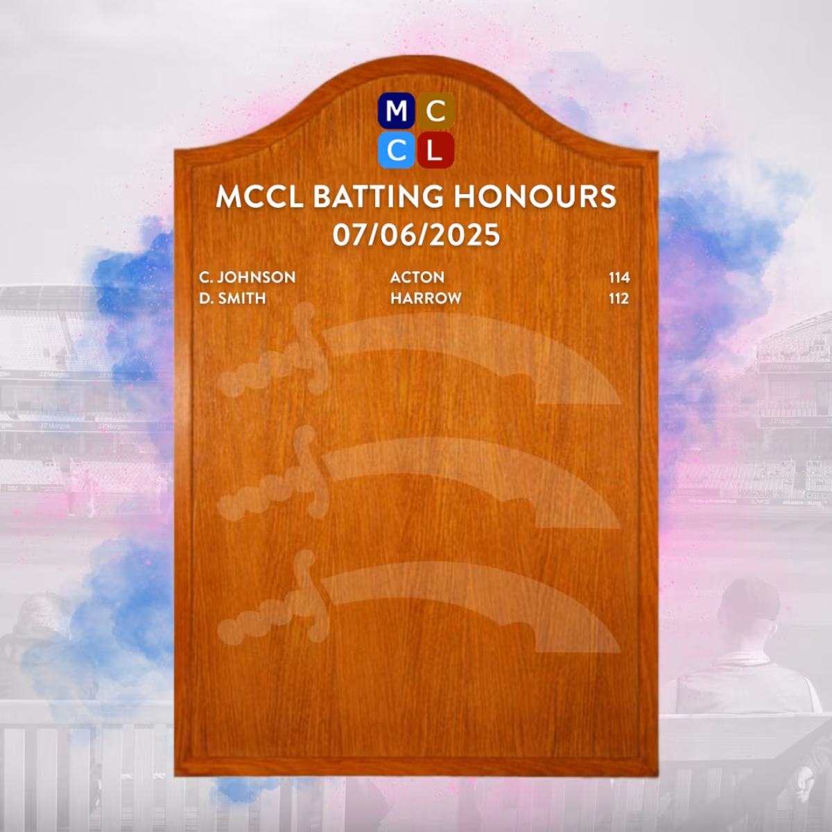 MCCL Honours Boards Celebrate Stellar Performances Centuries and five-wicket hauls mark MCCL First Eleven weekend; talent shines in top form.