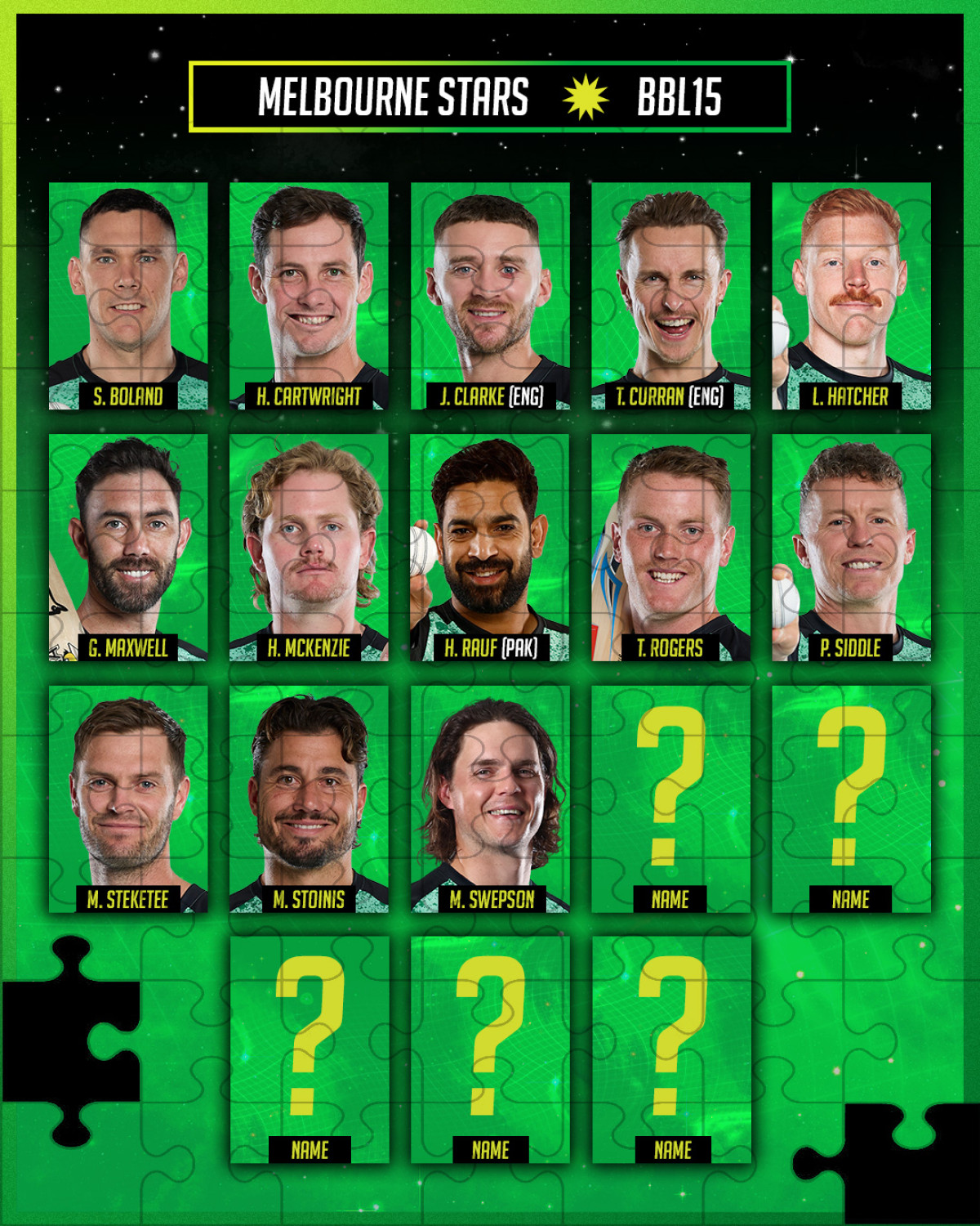 Melbourne Stars Seek Fan Input On Additions Melbourne Stars invite fans to choose their favorite pieces for upcoming team content now!