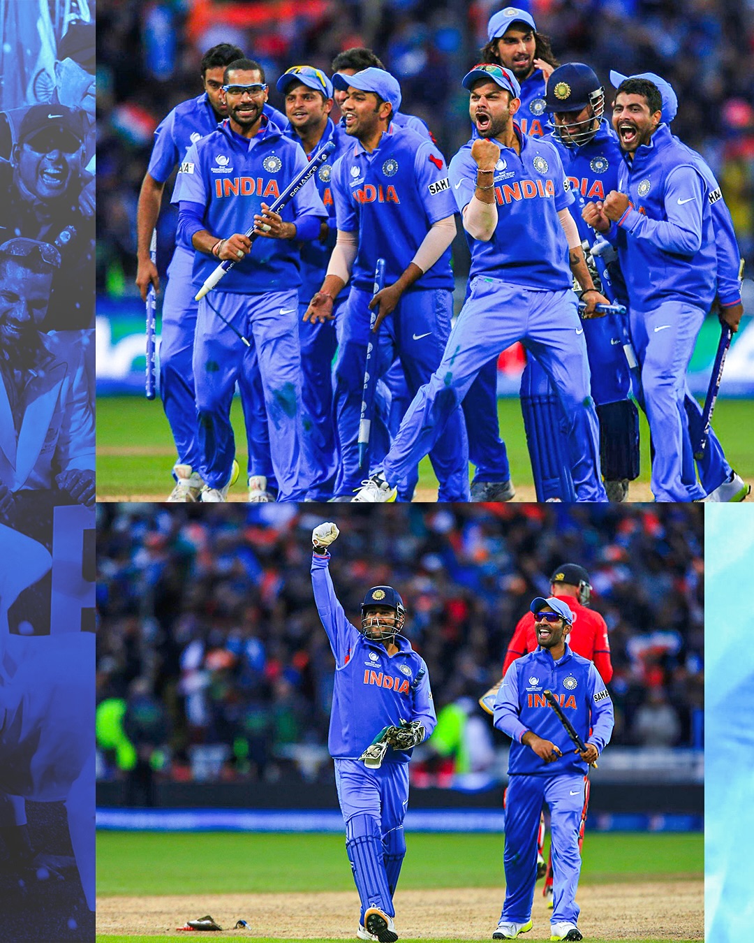 Men In Blue's Rainy Triumph