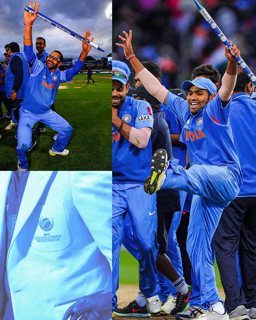 Men In Blue's Rainy Triumph
