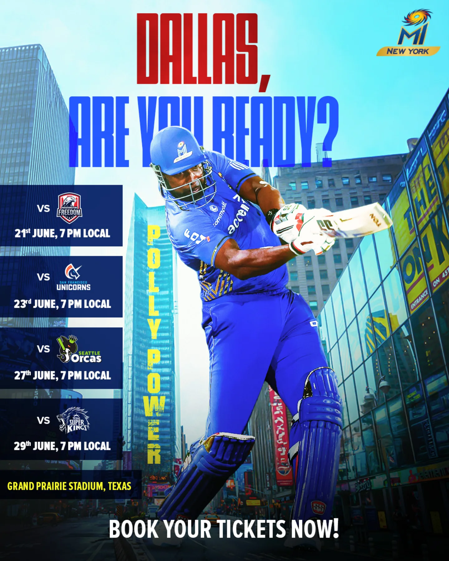 MI New York Launches Big Skies Ticket Promotion Catch the excitement as MI New York calls fans to unite under expansive skies for tickets!