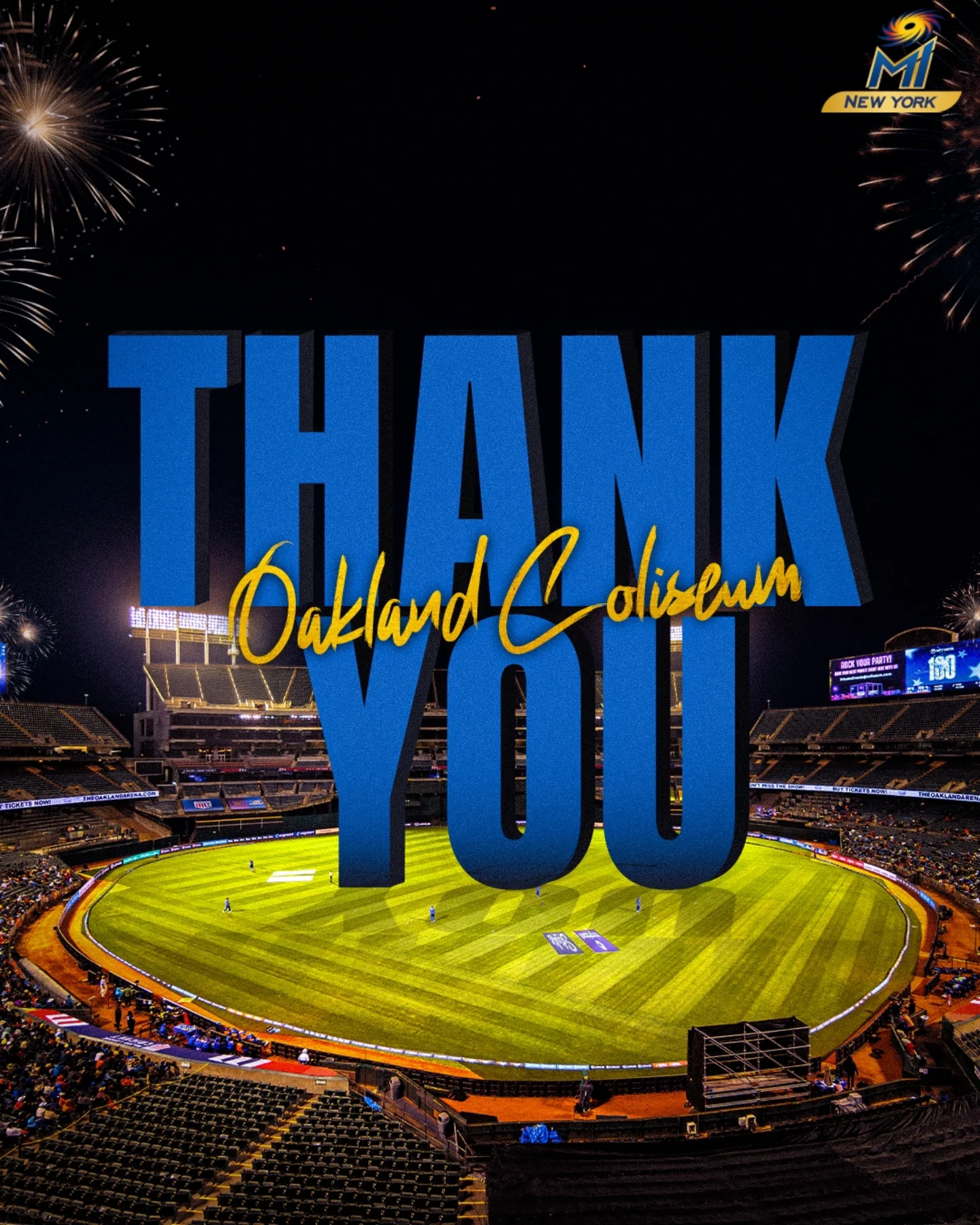 MI New York Returns To Coliseum With Excitement Excited MI New York fans celebrate and cheer as the team readies for a Coliseum comeback!!