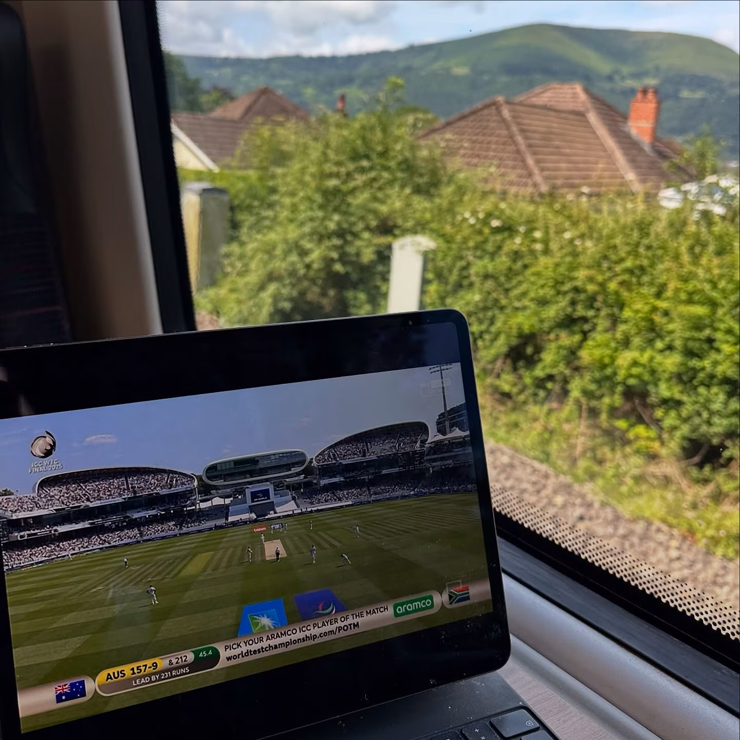 Michael Vaughan’s Scenic Journey and Test Match Insight A scenic train ride through Wales sparks lively cricket commentary at Lords Test clash.