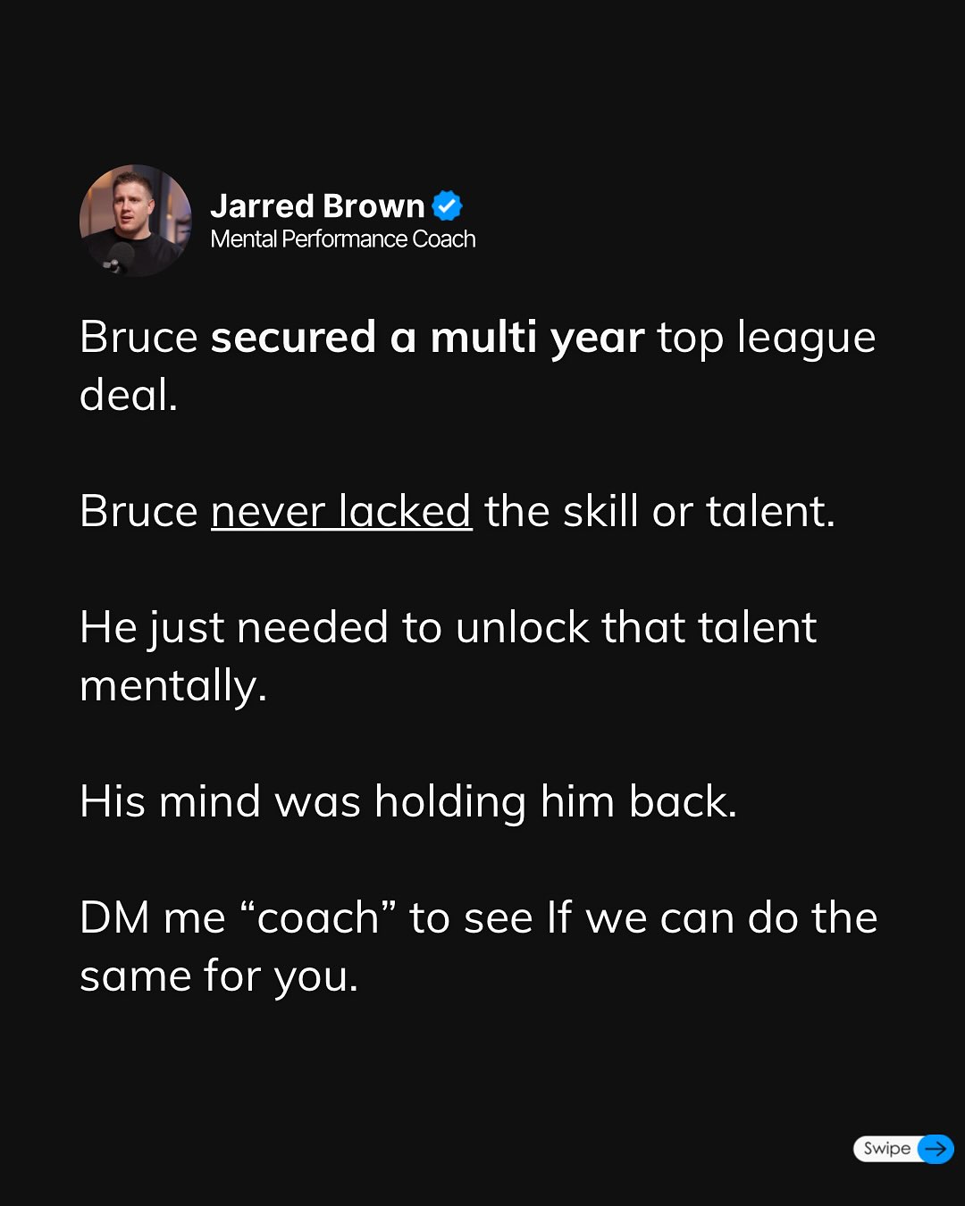 Mindset Unlocks Athletic Potential