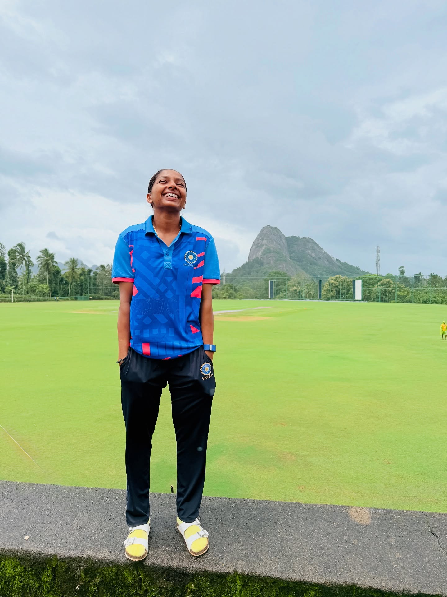 Minnu Mani Embraces Cricket Calm Before The Storm Rooted in gratitude and vision, Minnu Mani readies for his next exciting cricket chapter.!