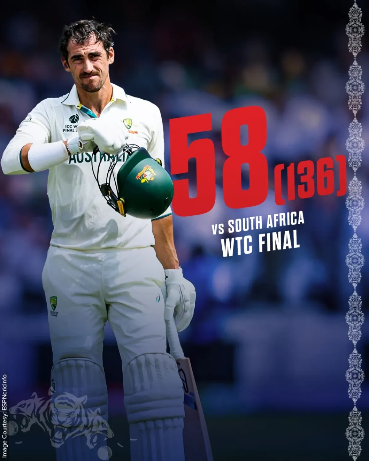Mitchell Starc Shines In Clutch Moment Delhi Capitals spotlight Starc’s clutch display as the pace maestro turns the match tide!!