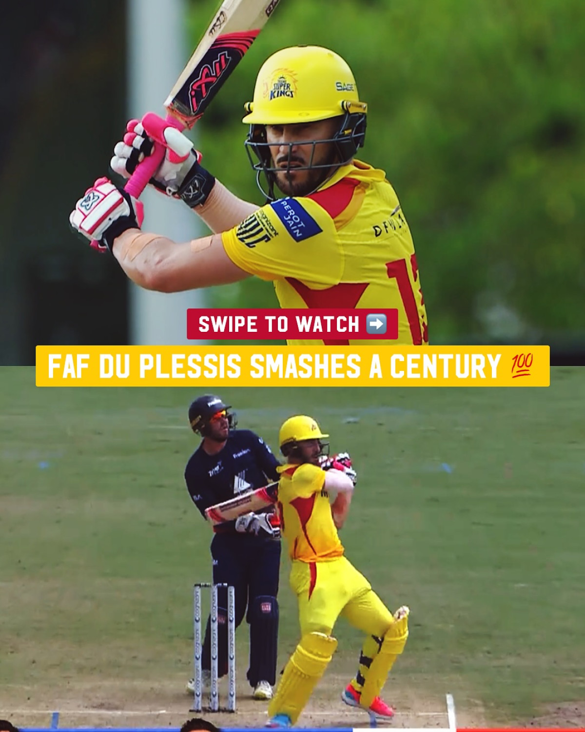 Season countdown for 2025 MLC begins; Faf du Plessis’ century sparks vibrant fan memories.