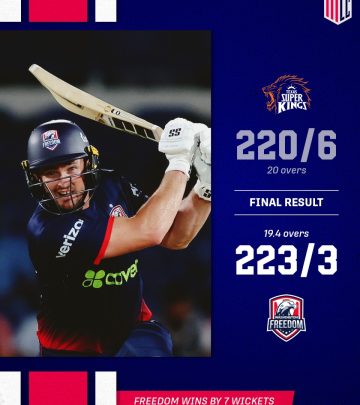 MLC Thriller: Washington Freedom Edges Out Victory