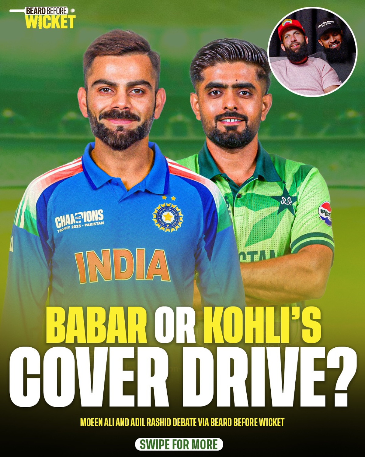 Moeen Ali Sparks Cover Drive Debate Cricketer Moeen Ali ignites debate as fans weigh in on who delivers the best cover drive.!!