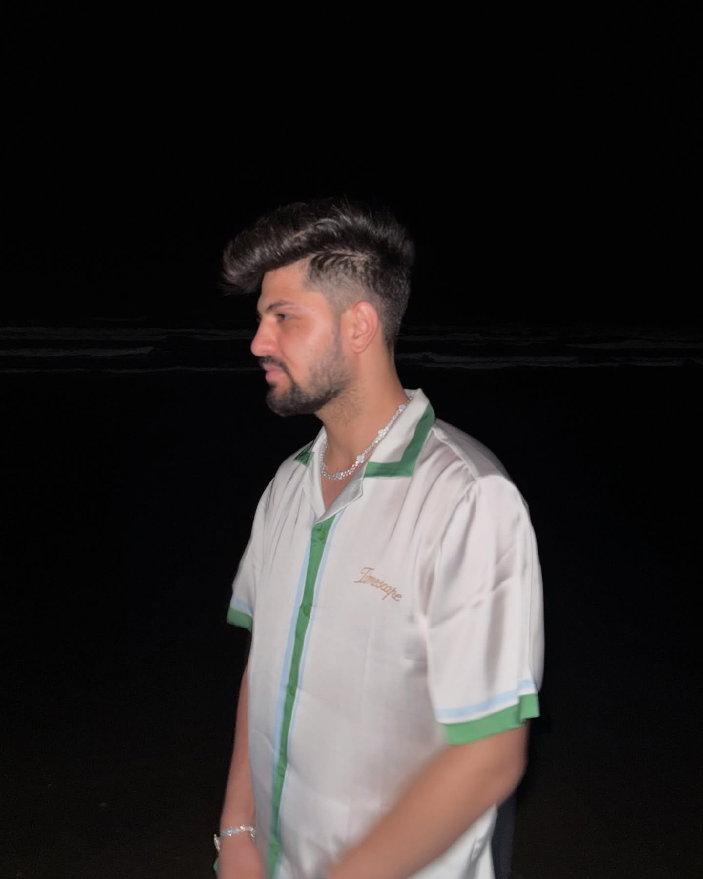 Moonlit Waves Inspire Sameer Rizvi’s Serene Reflections