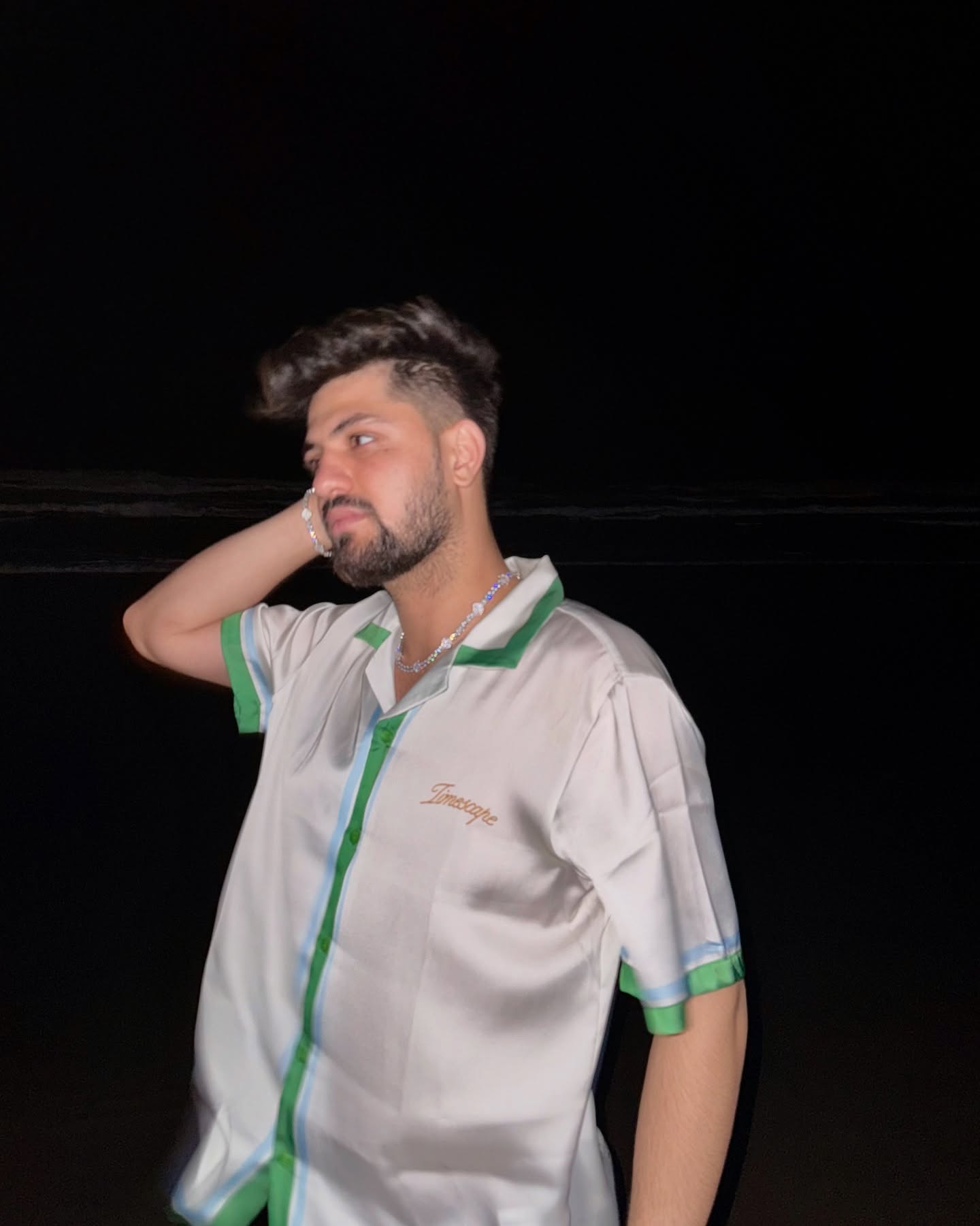 Moonlit Waves Inspire Sameer Rizvi’s Serene Reflections