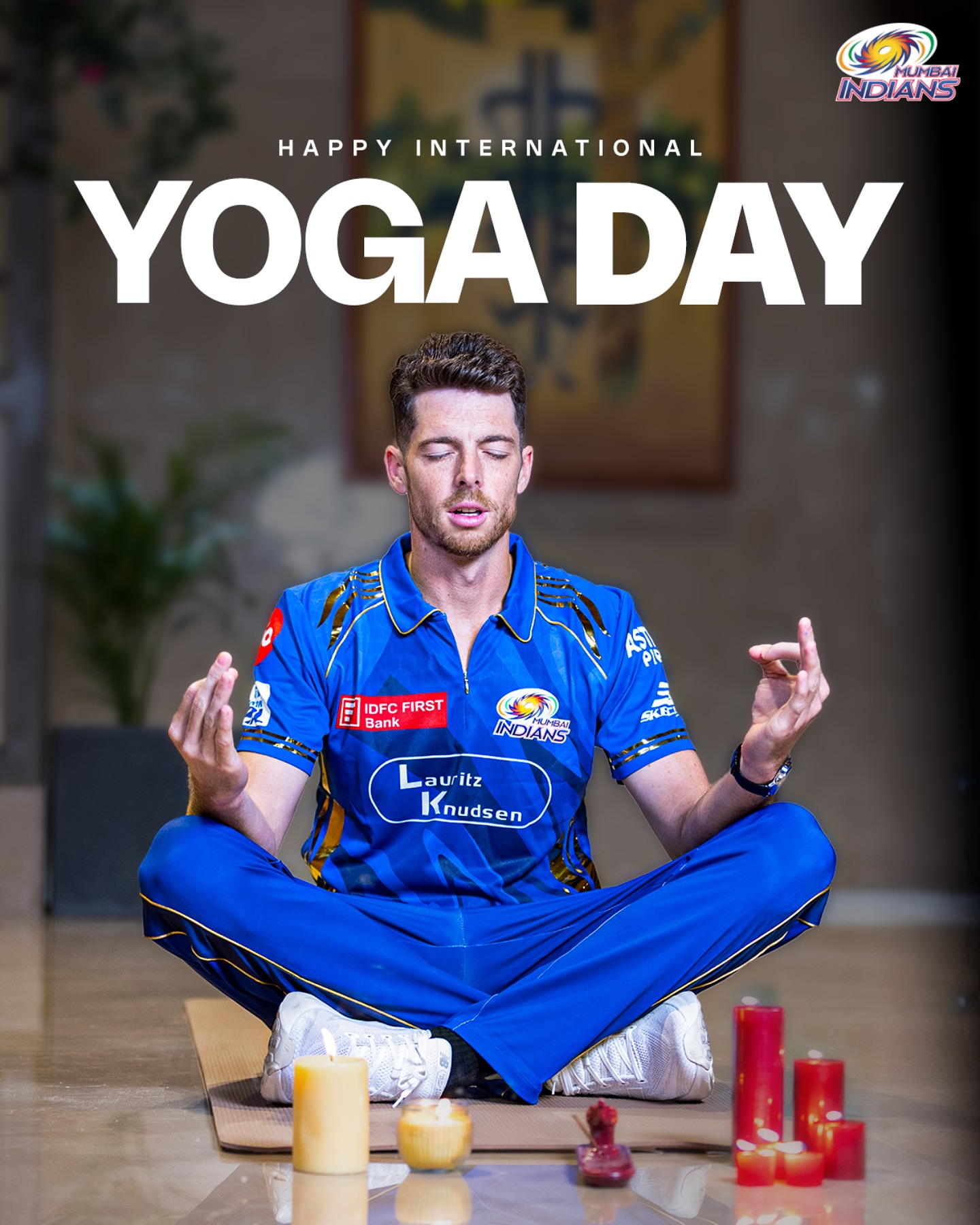 Mindfulness and movement unite as Mumbai Indians honor International Yoga Day with zeal!!