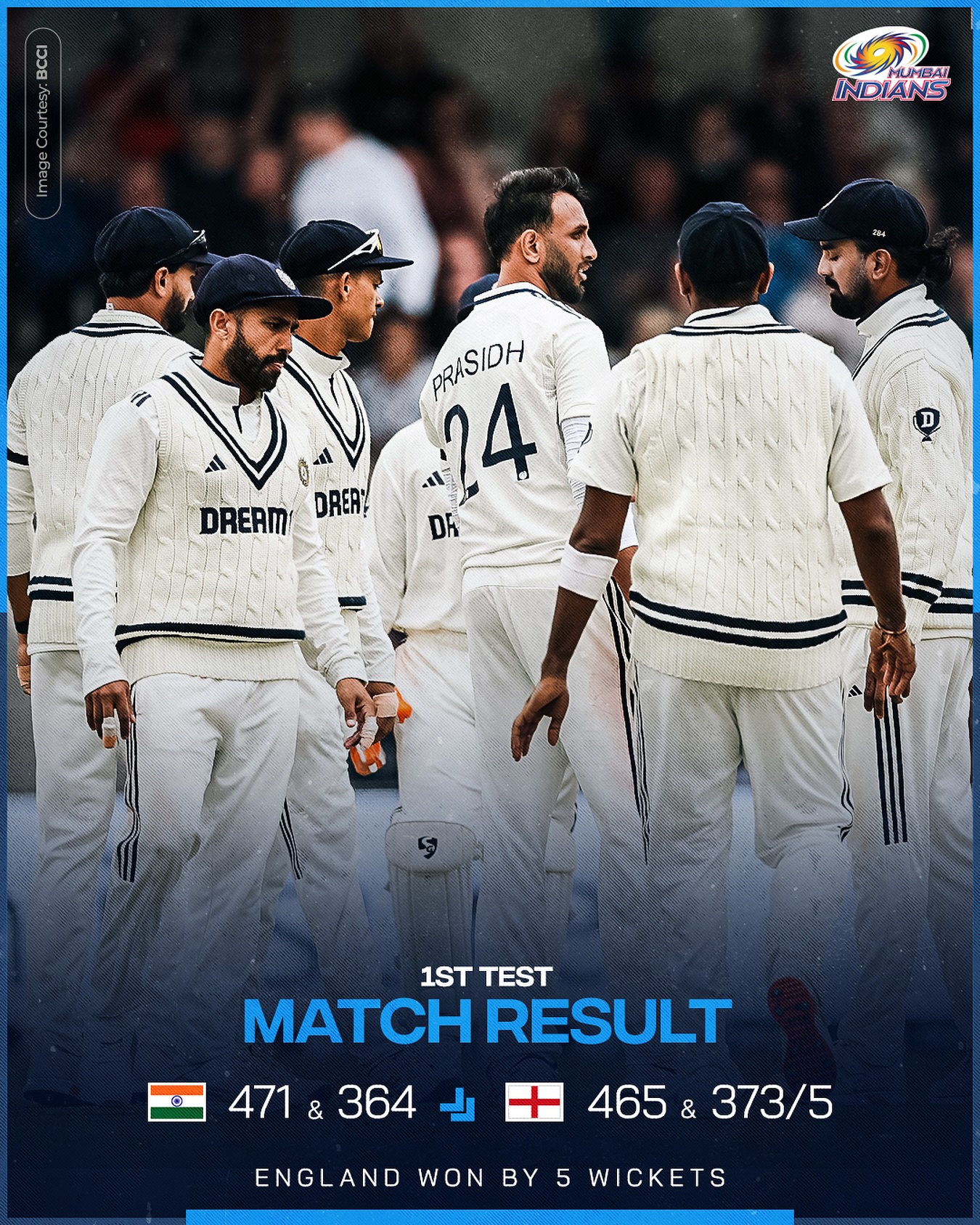 Mumbai Indians push forward in a tense ENG vs IND series clash at Edgbaston battle - Zippy